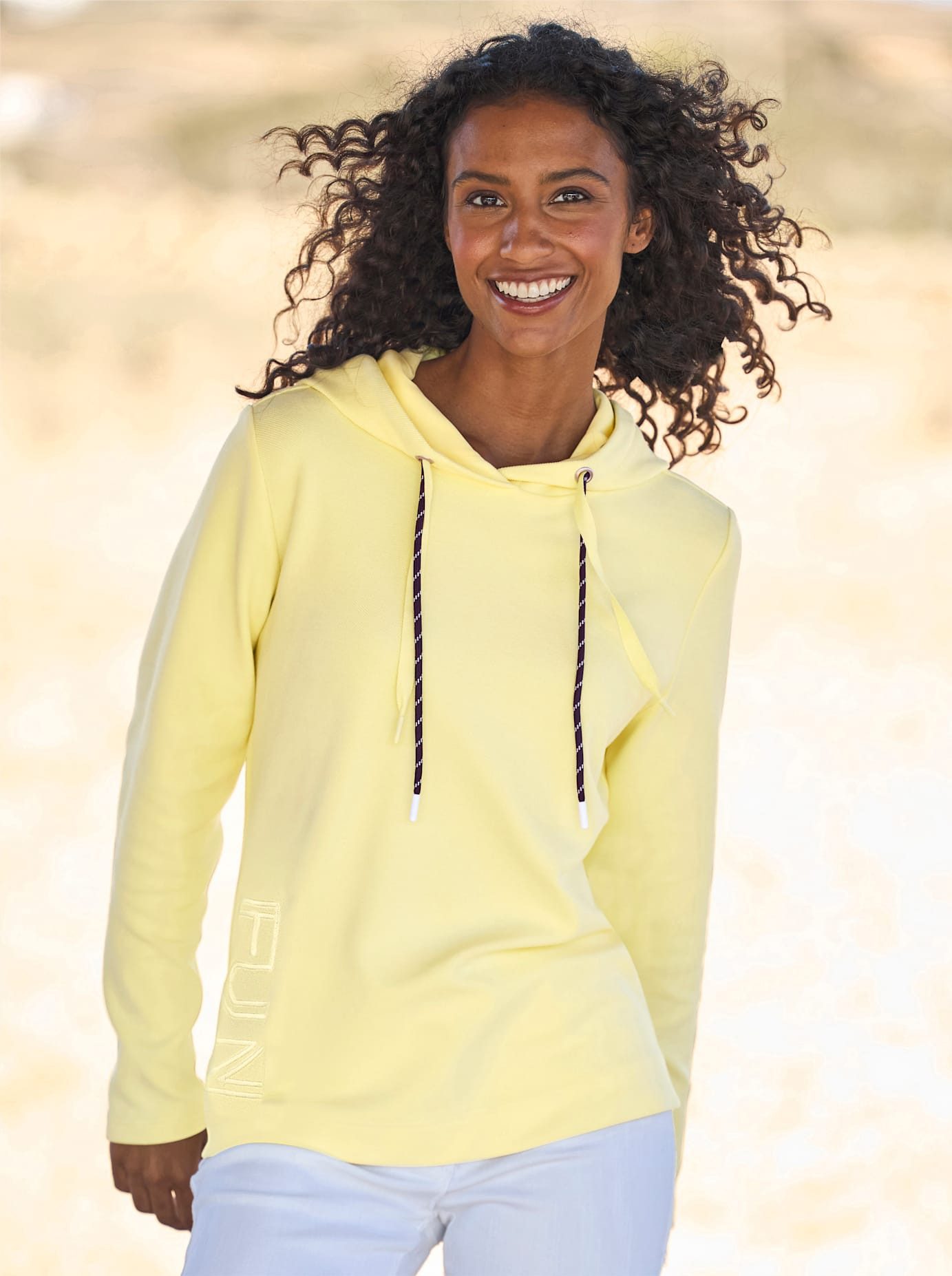 heine Sweatshirt dames sweaters maat 42 geel