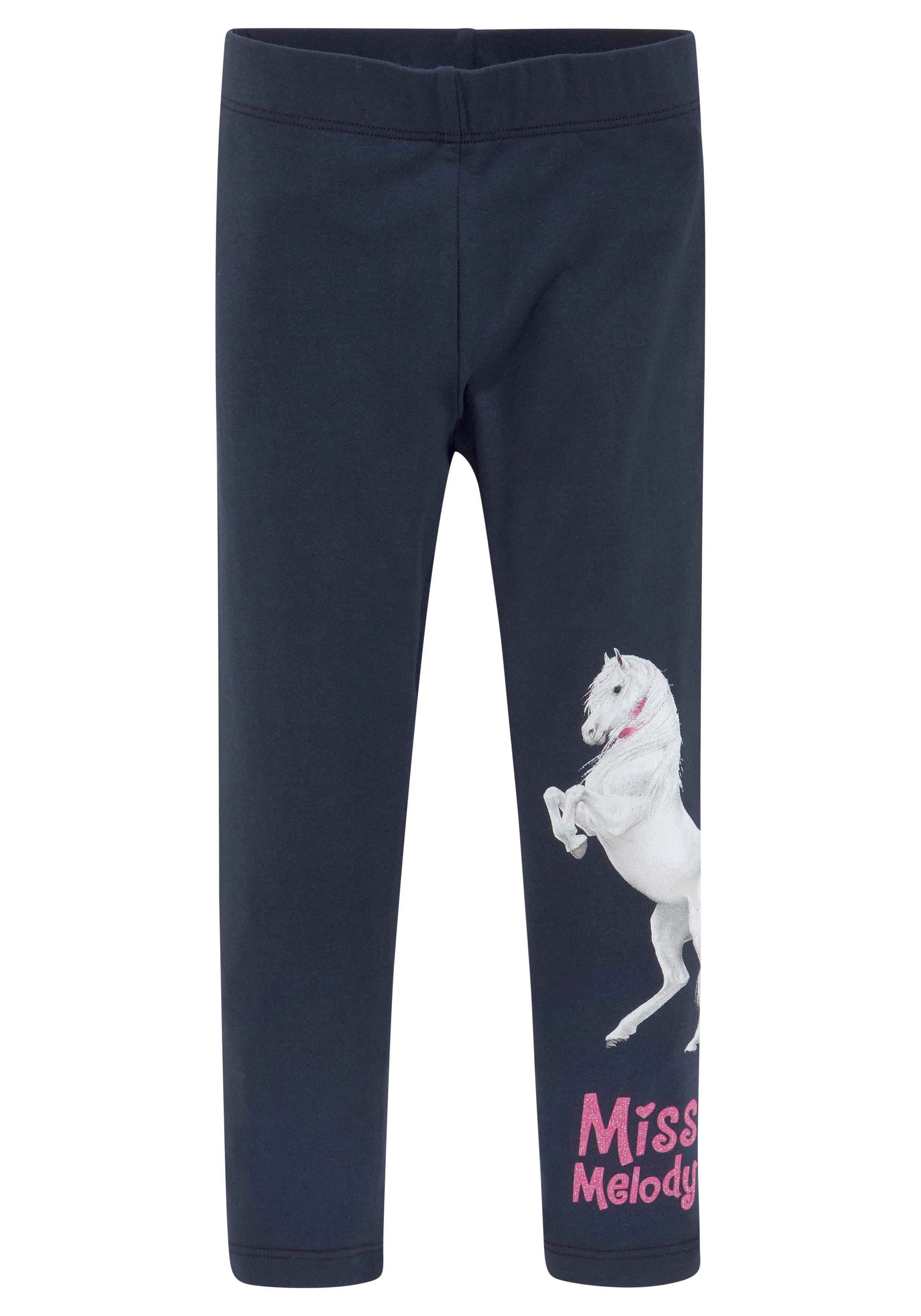 Miss Melody Shirt & legging met mooi paardenmotief (set, 2-delig)