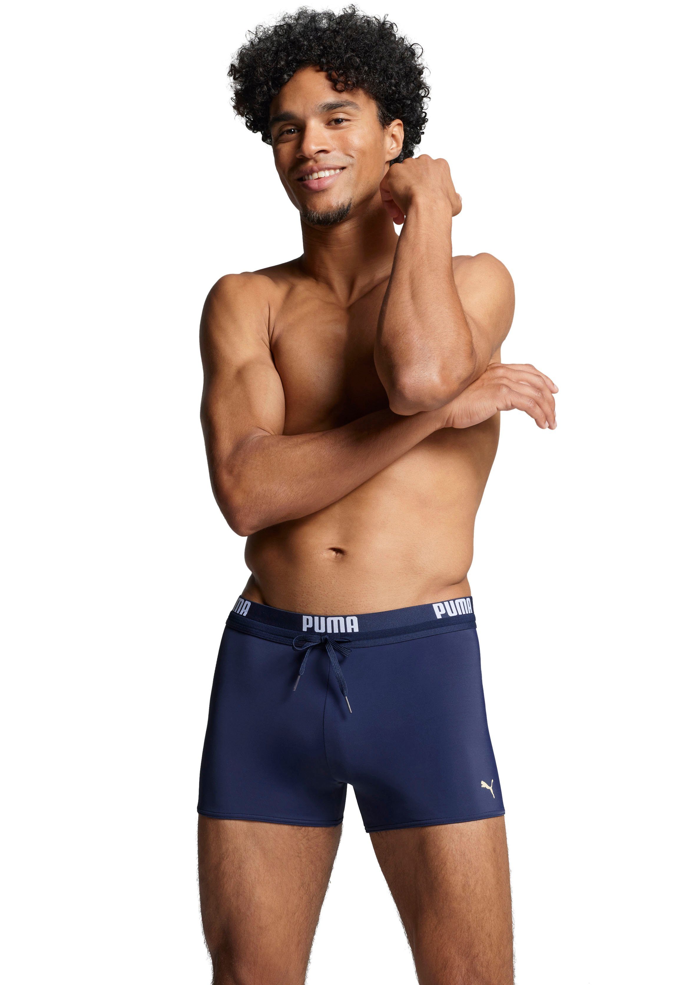 PUMA Zwembroek met elastische logoband