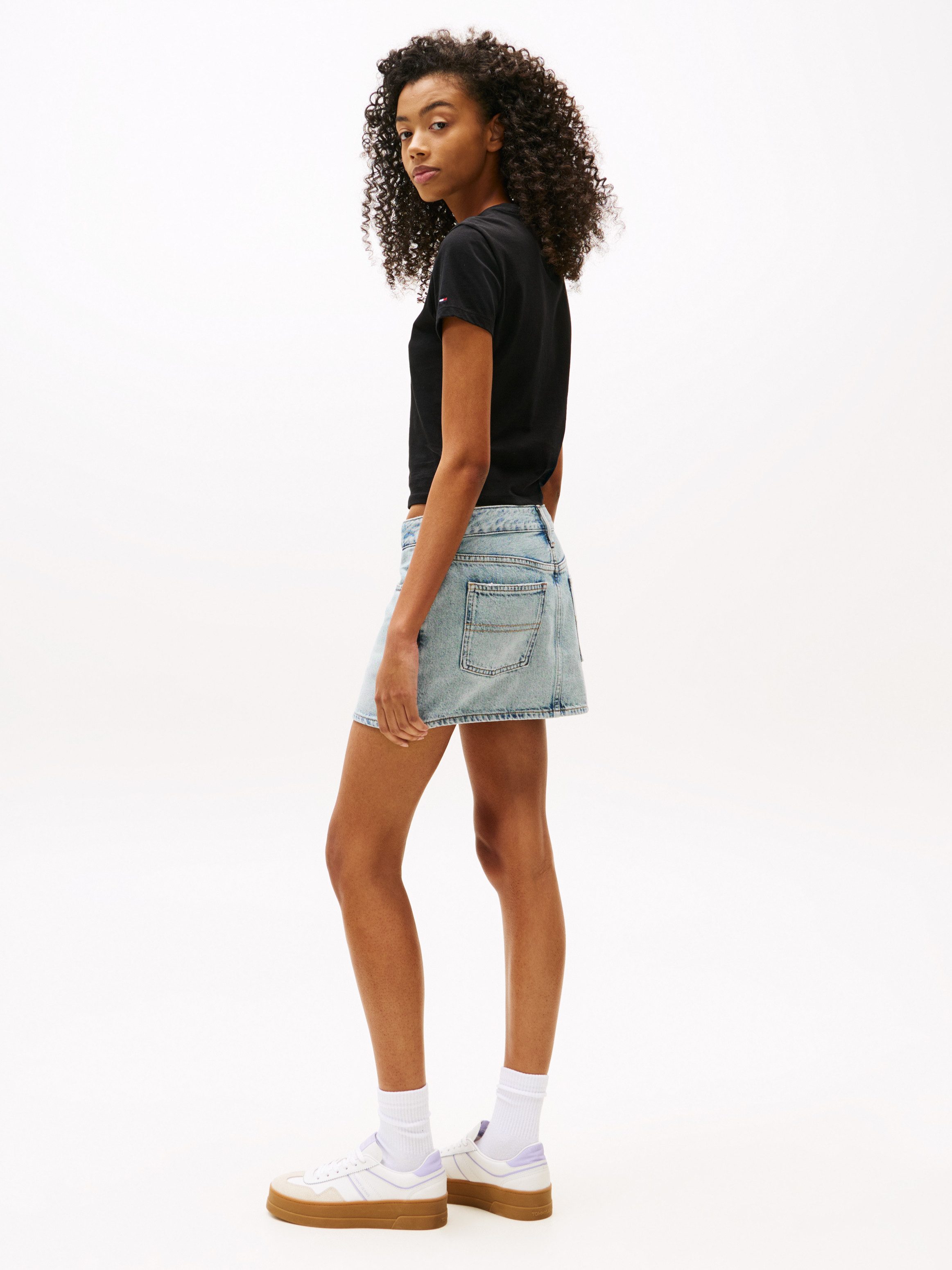 TOMMY JEANS Shirt met korte mouwen TJW SLIM SH HEART TEE