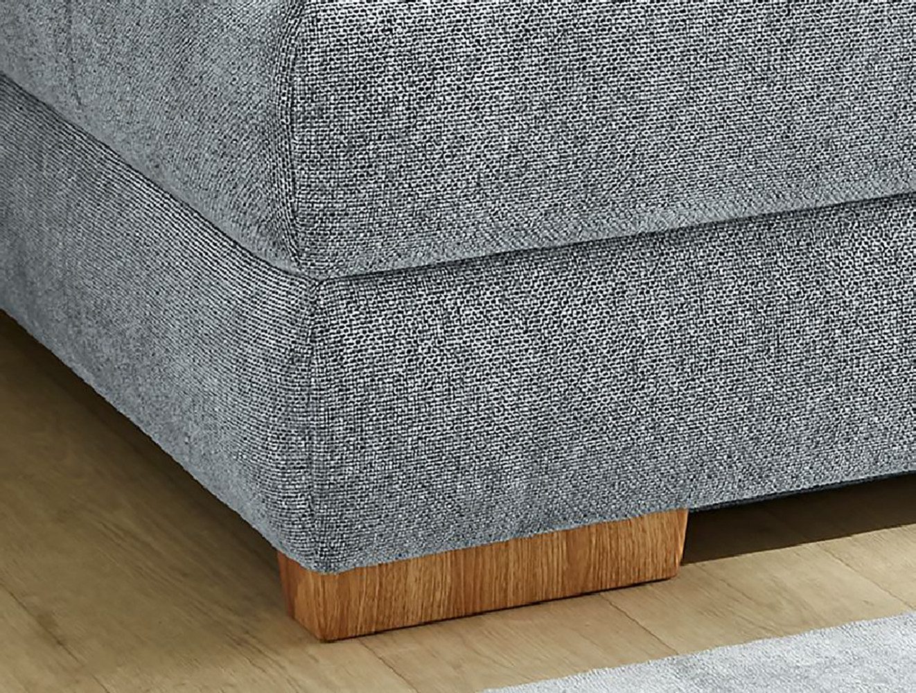 Jockenhöfer Gruppe Slaapbank Calli, geschikt als vaste slaper, met tonvormige pocketveren + zigzag veren in de zitting + rugleuning, bedbox