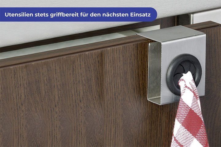 Maximex Handdoekhaakjes Model Push & Pull (set, 4 stuks)