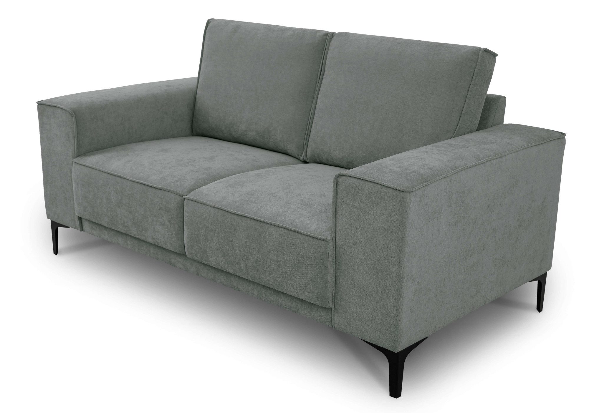 Places of Style 2-zitsbank Compact bank Oland, structuur, platweefsel, luxe microvezel, bouclé