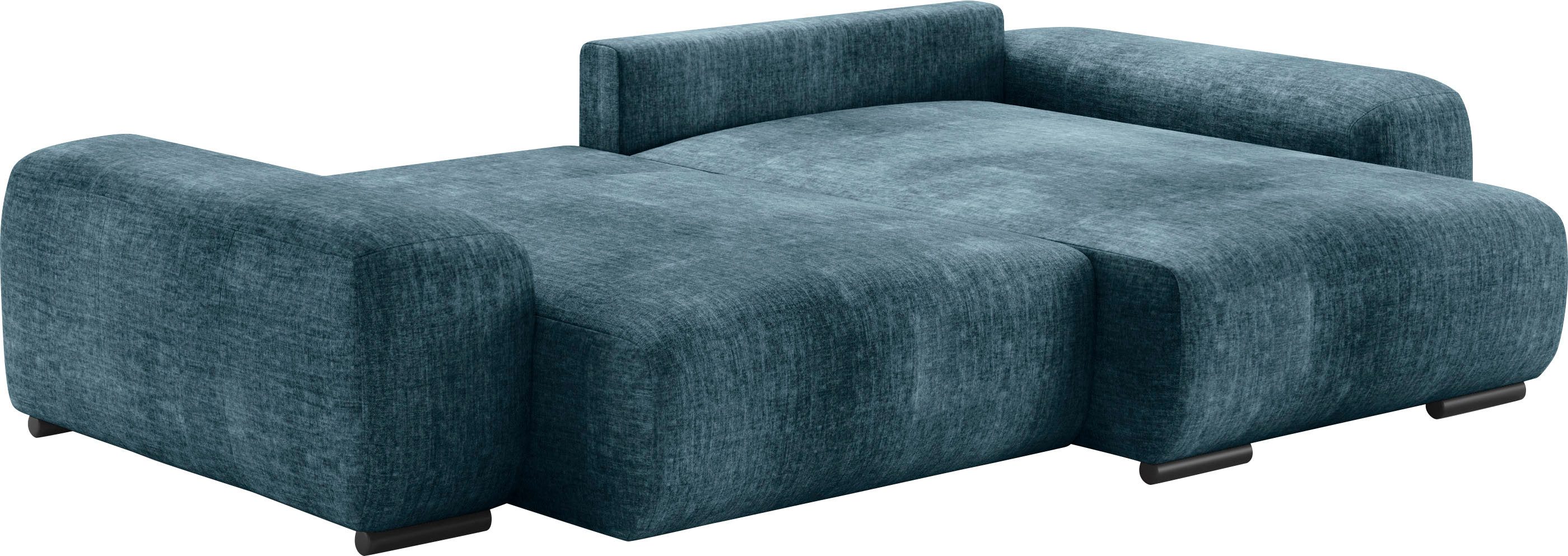 Mr. Couch Hoekbank Sundance II Doorlopende slaper met EasyBett-slaapfunctie, bedlade