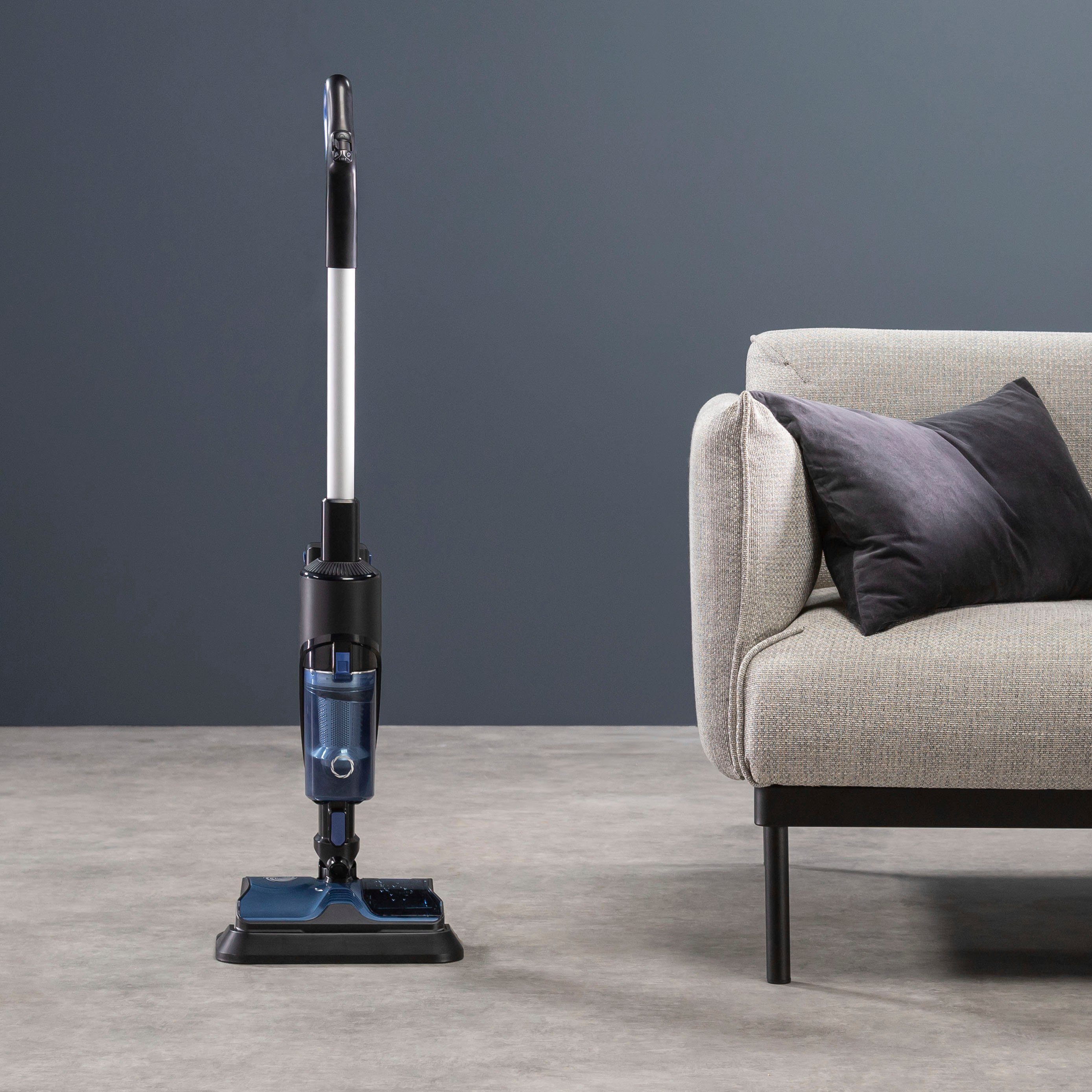 Rowenta Nat-droog-kruimeldief GZ3038 X-Combo Stofzuigen en roterende dweilen tegelijkertijd, drie reinigingsmodi