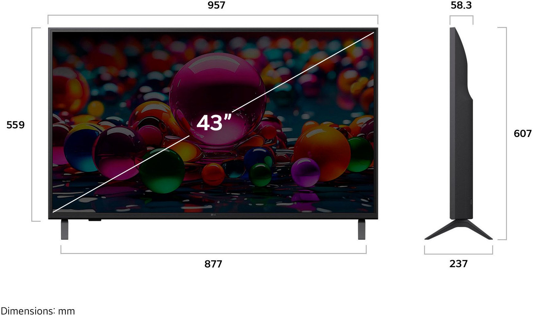 LG Led-TV 43UA75006LA