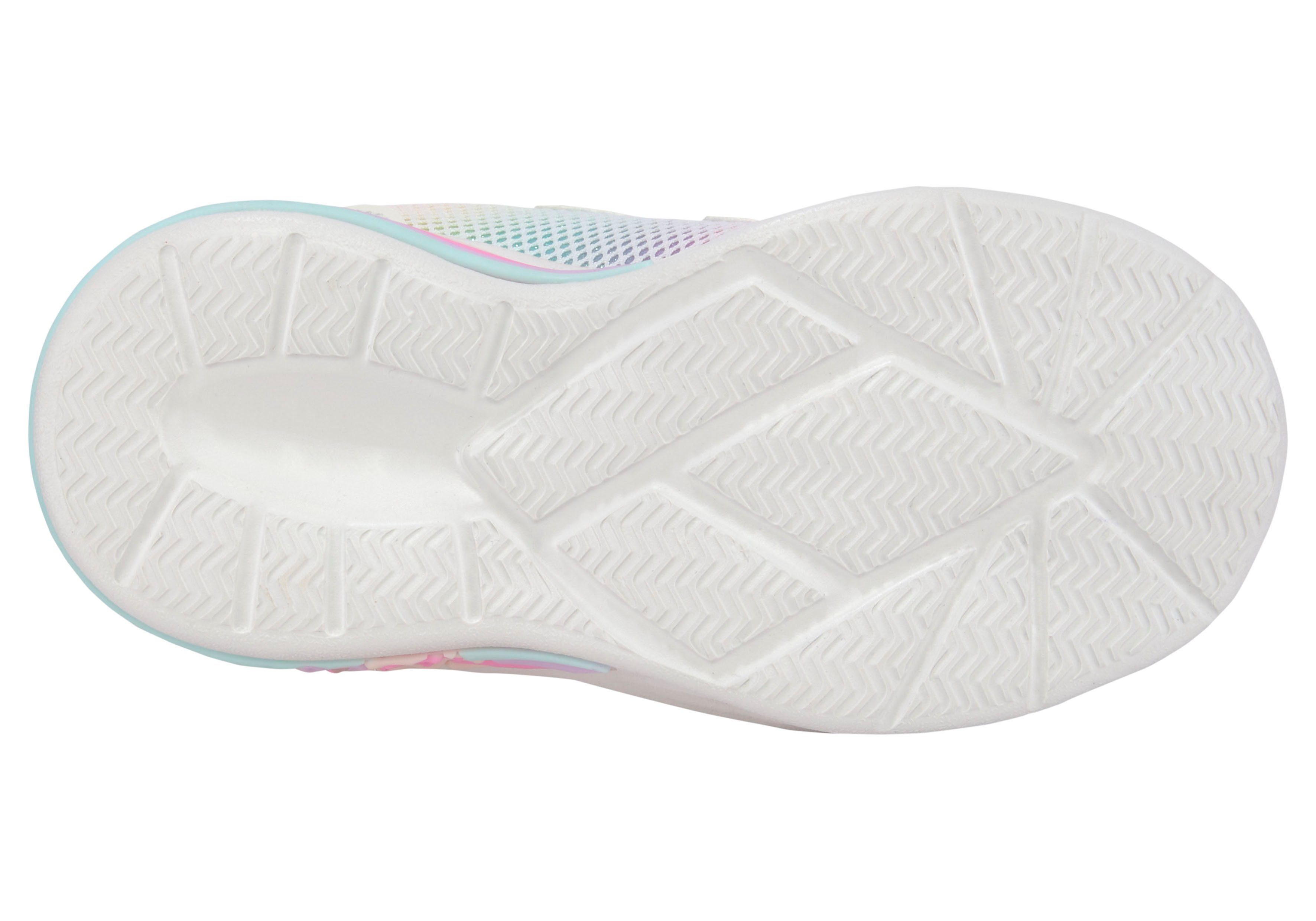 Disney Sneakers Unicorn met coole knipperfunctie en klittenbandsluitingen