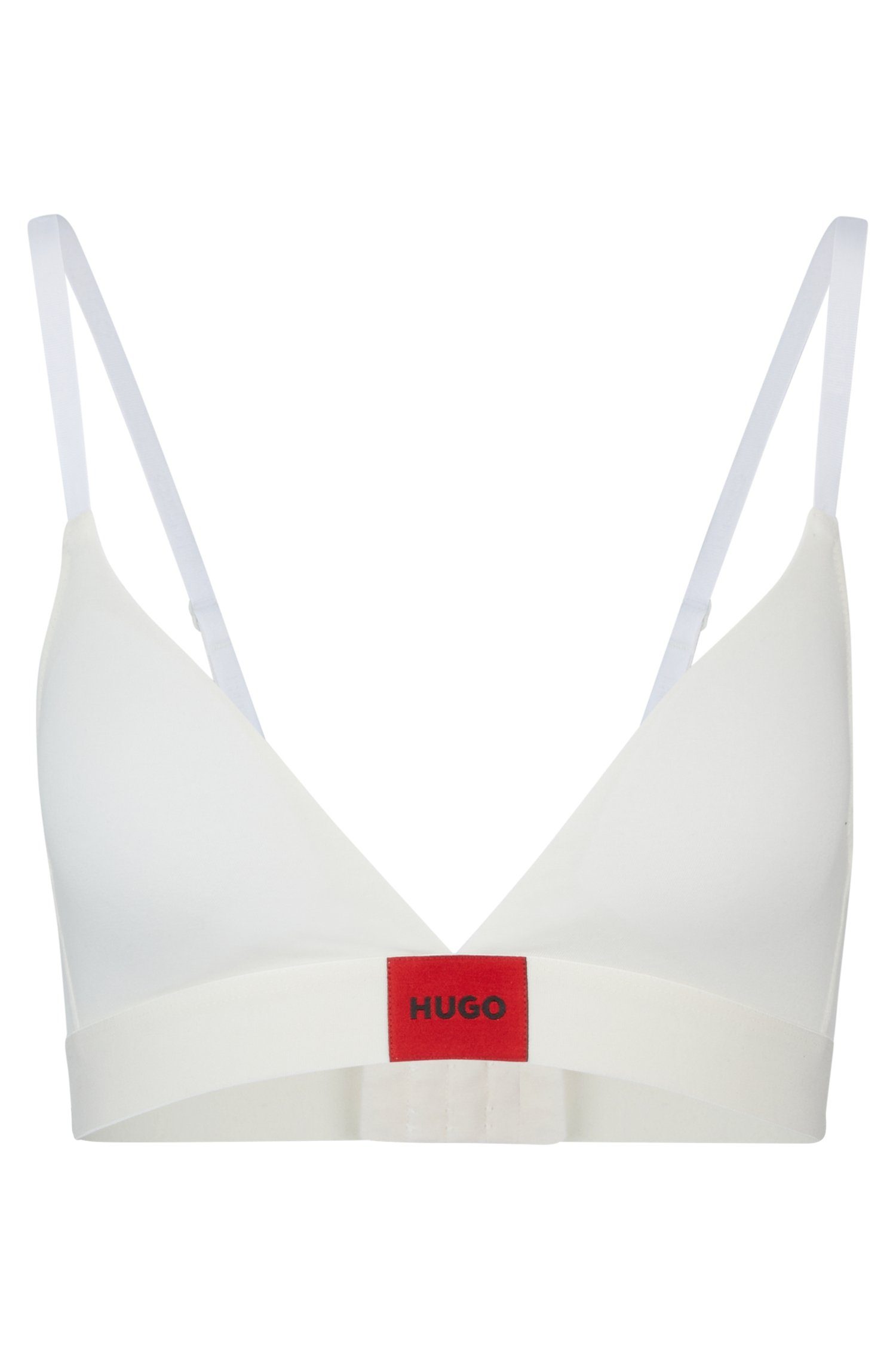 HUGO underwear Triangel-bh TRIANGLE RED LABEL met hugo logo aan de tailleband