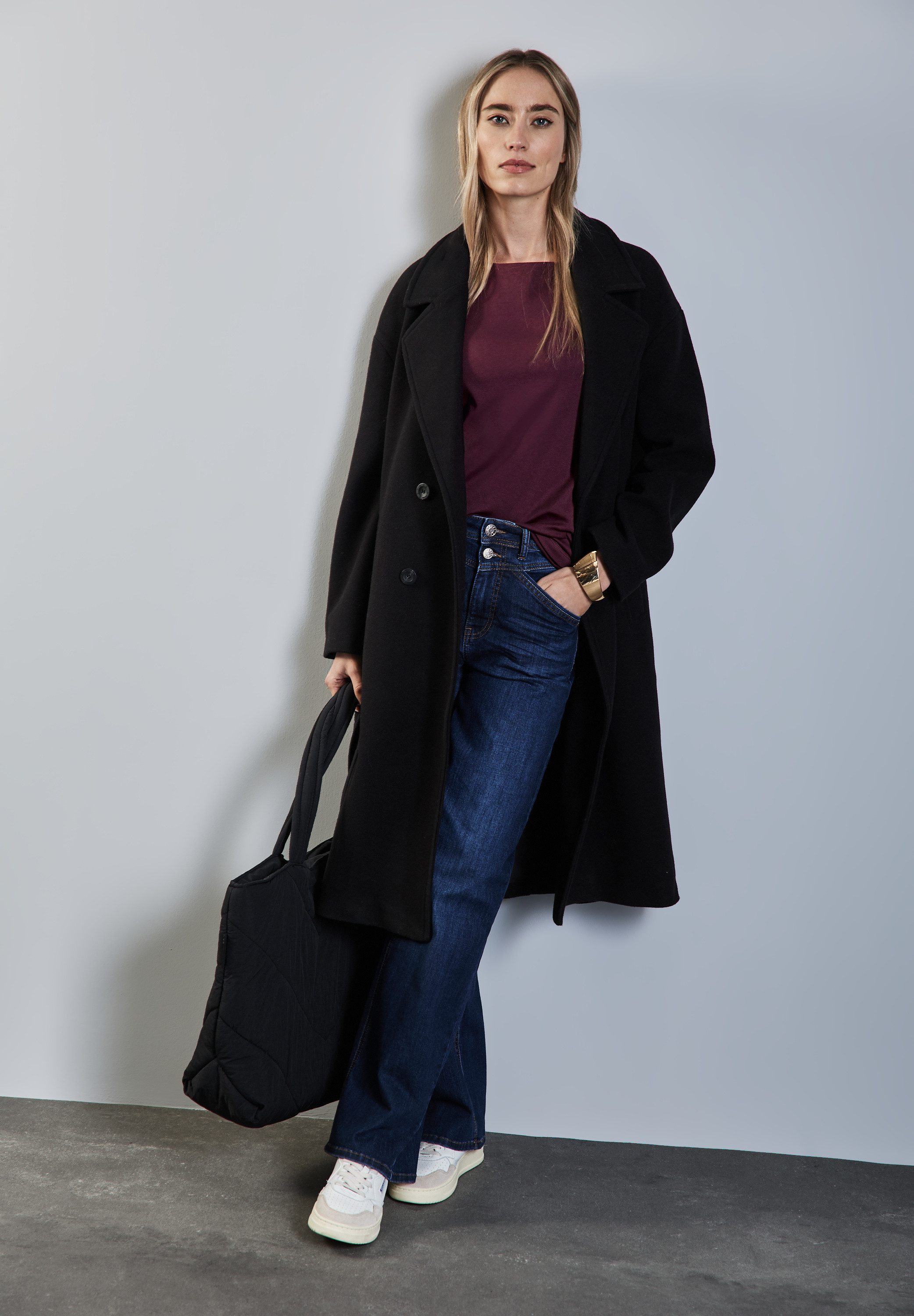 STREET ONE T-shirt Lanea met boothals