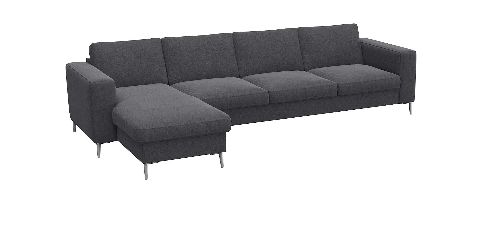 FLEXLUX Hoekbank Fiore, super zitcomfort door koudschuim in de zitting, L-vorm