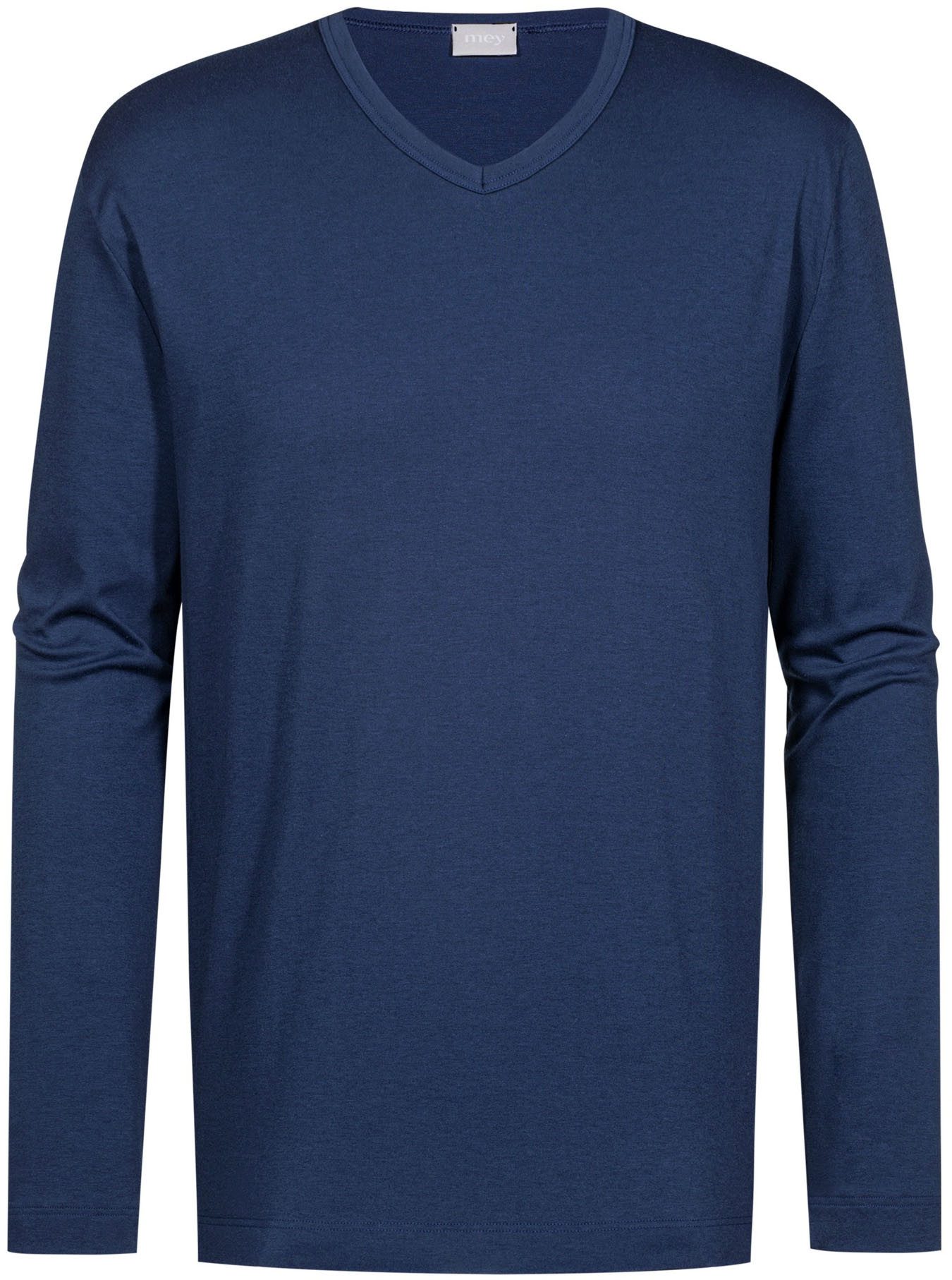 Mey Shirt met lange mouwen SOLID NIGHT T-shirt van interlock-jersey