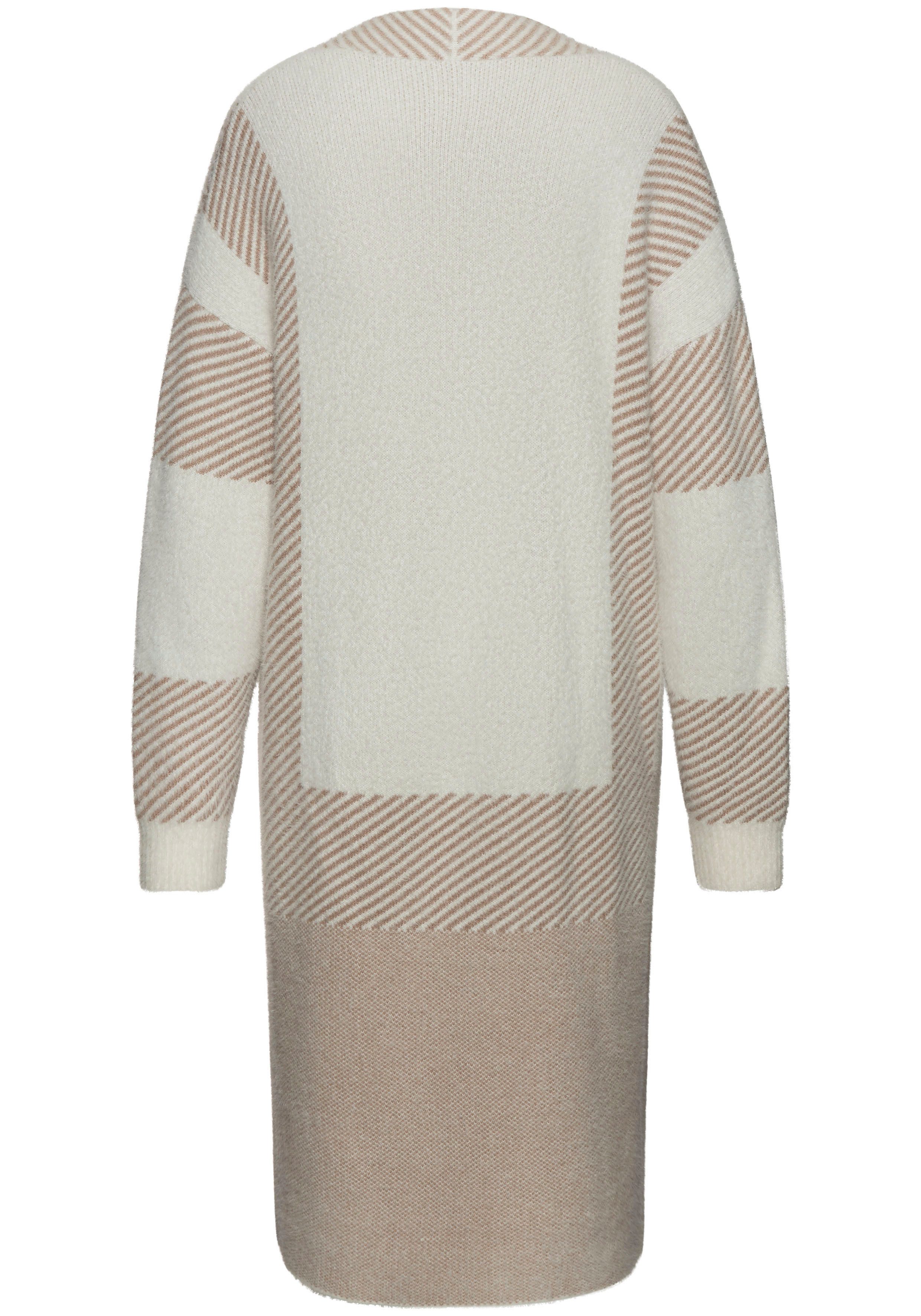Lascana Lang vest van zachte breiwerk cardigan met lange mouwen