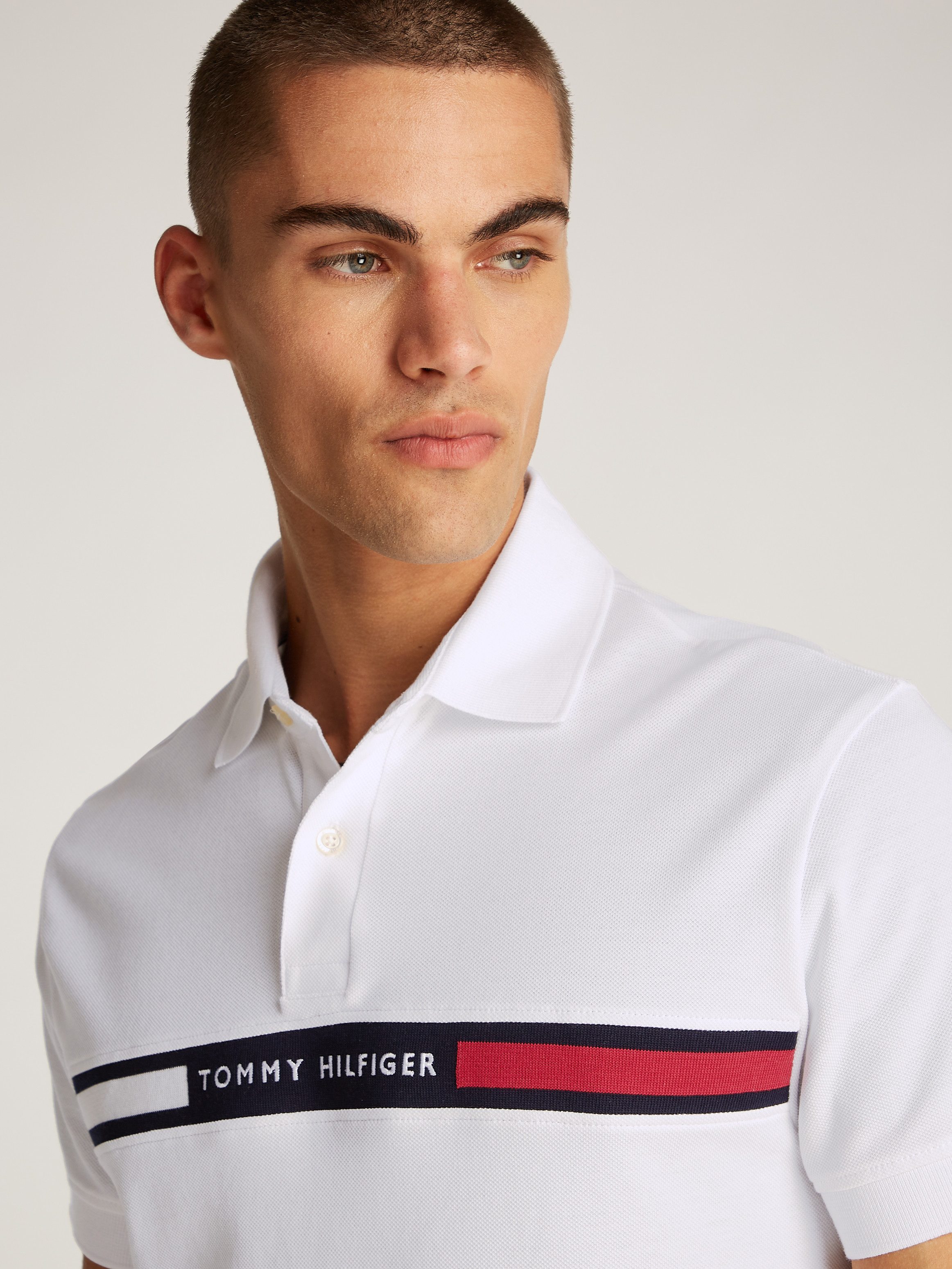 Tommy Hilfiger Poloshirt HILFIGER CHEST INSERT REG POLO