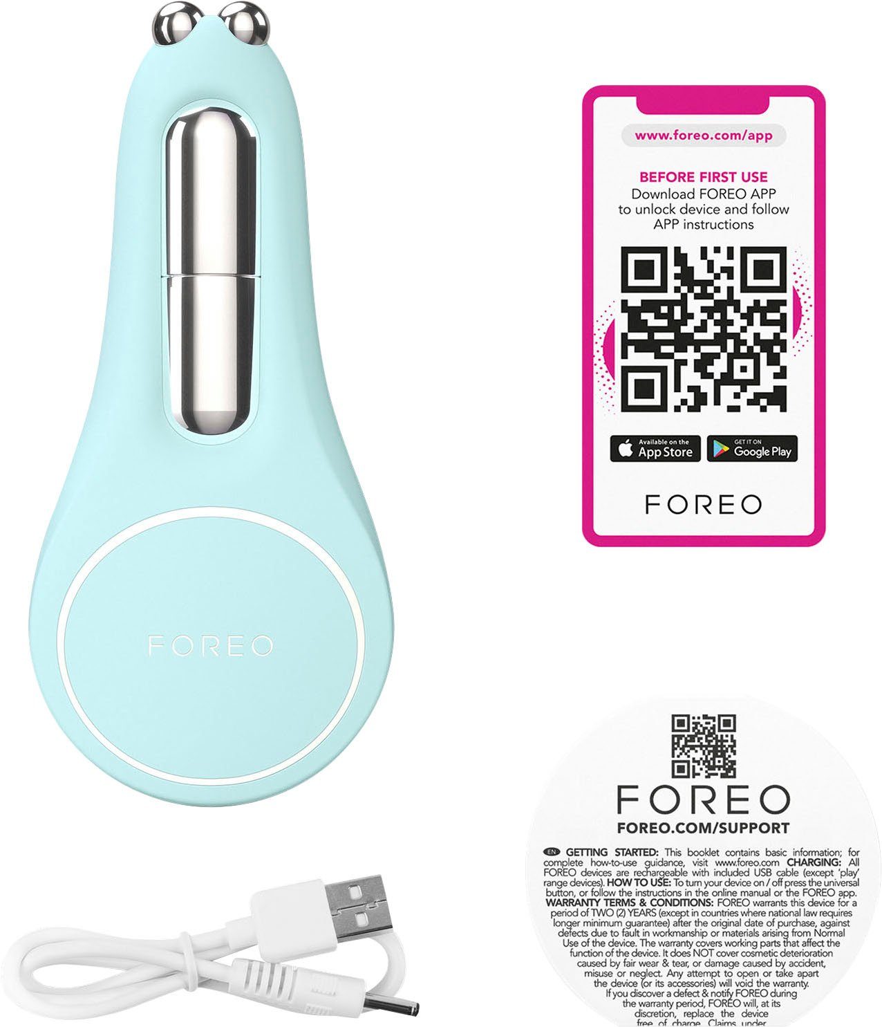FOREO Anti-aging-apparaat BEAR™ 2 eyes & lips