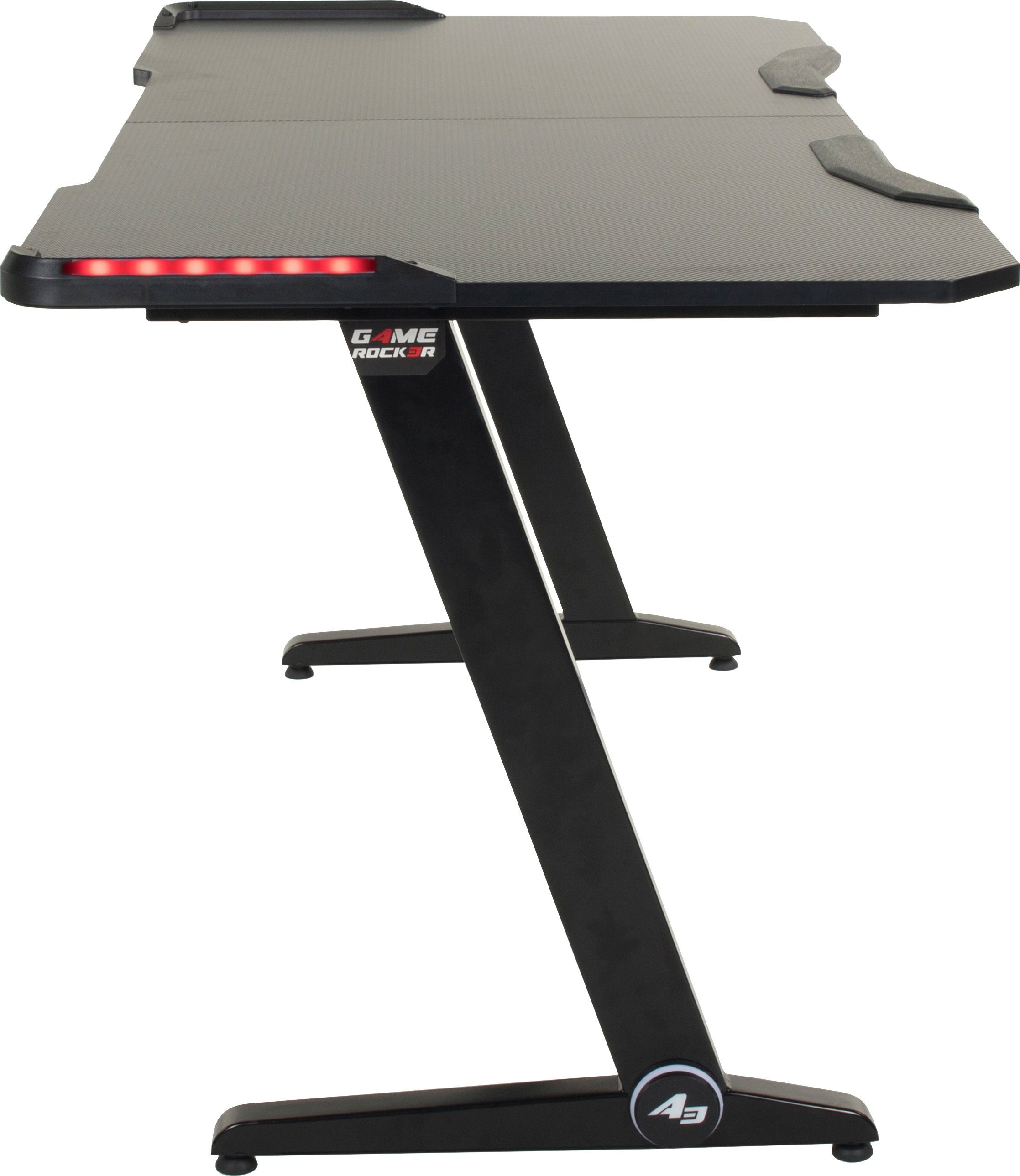 Duo Collection Gamingtafel Gamestoel Breedte 152 cm, led-RGB-verlichting