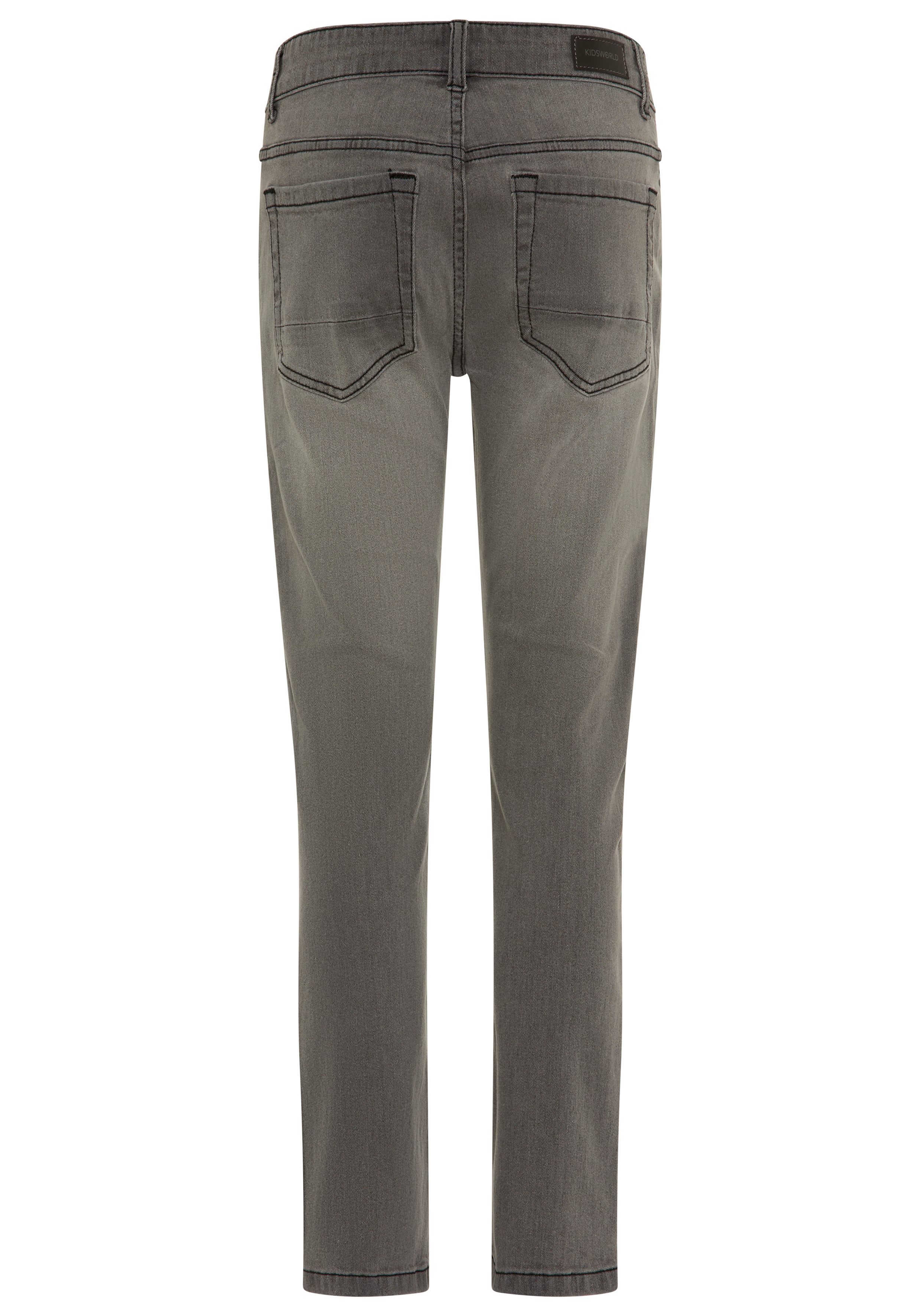 KIDSWORLD Straight jeans Rechte stretchjeans