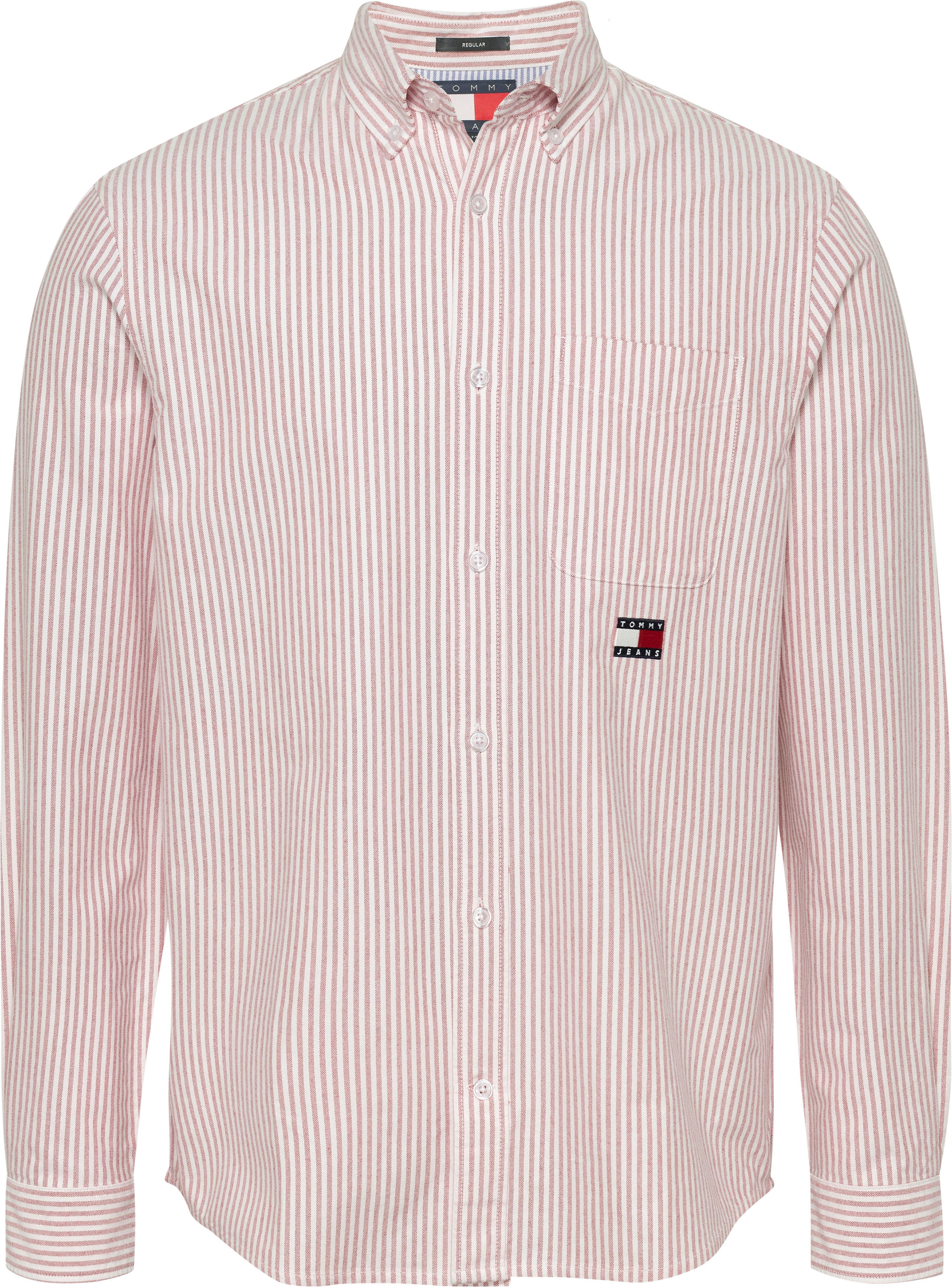 TOMMY JEANS Overhemd met lange mouwen TJM STRIPE OXFORD SHIRT EXT