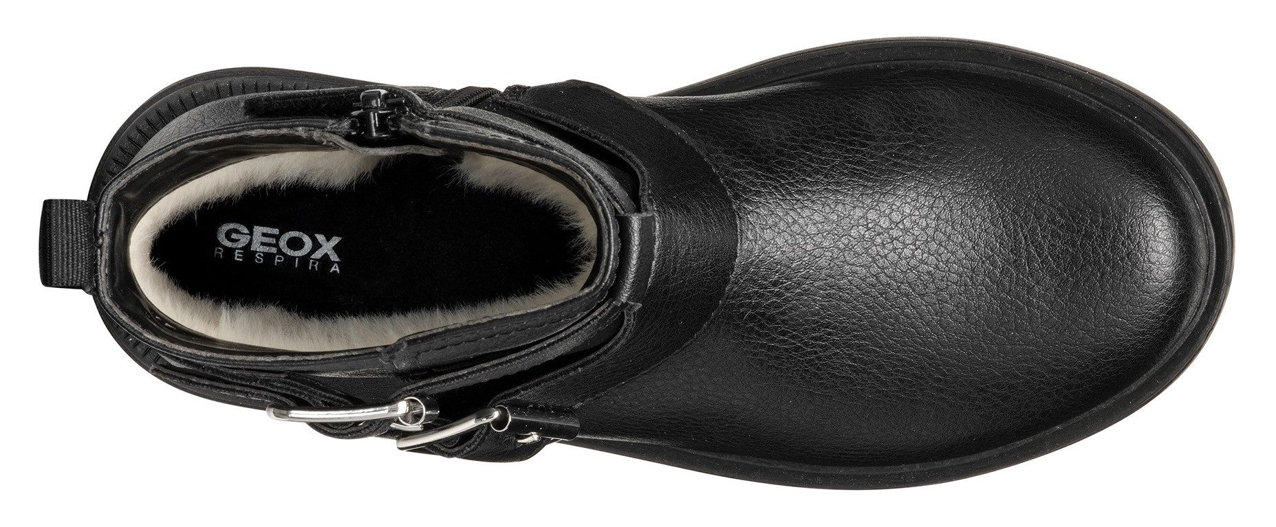 Geox Laarsjes J ECLAIR GIRL X Bikerboots, winterlaarzen, laarzen met warme voering