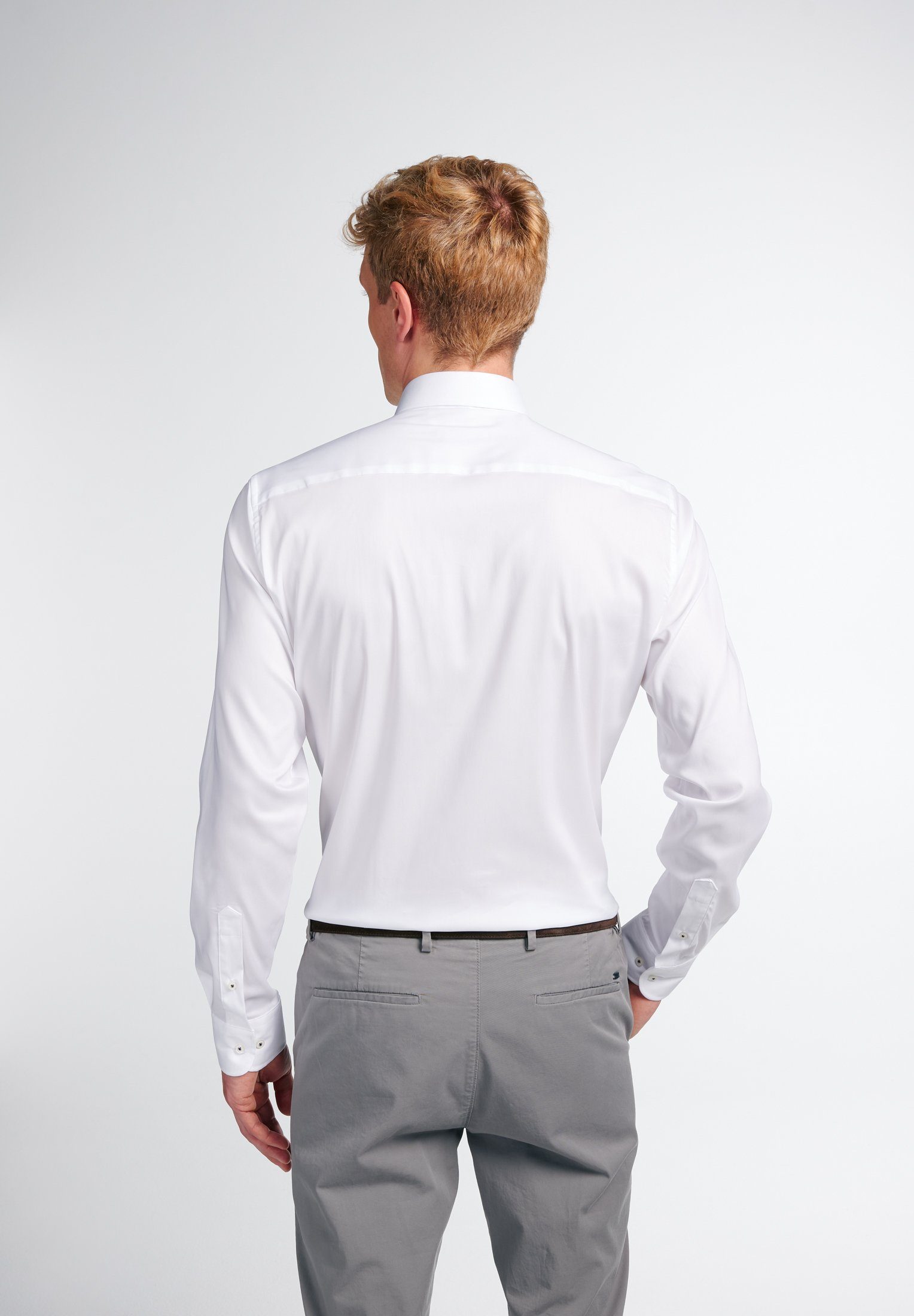 Eterna Overhemd met lange mouwen Slim fit EASY IRON (gemakkelijk te strijken)