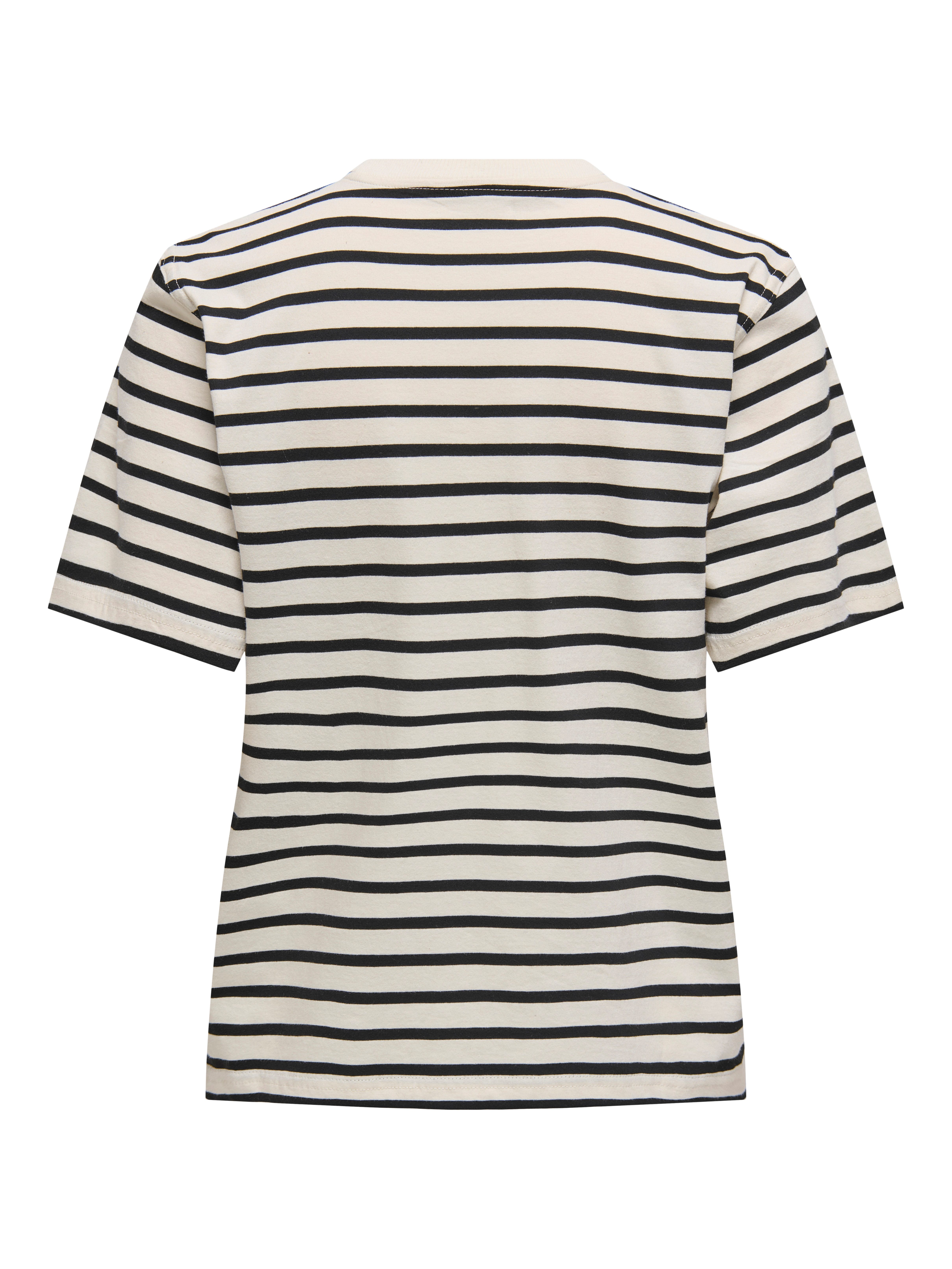 Only Shirt met korte mouwen ONLLIVINA S/S STRIPE TEE JRS NOOS