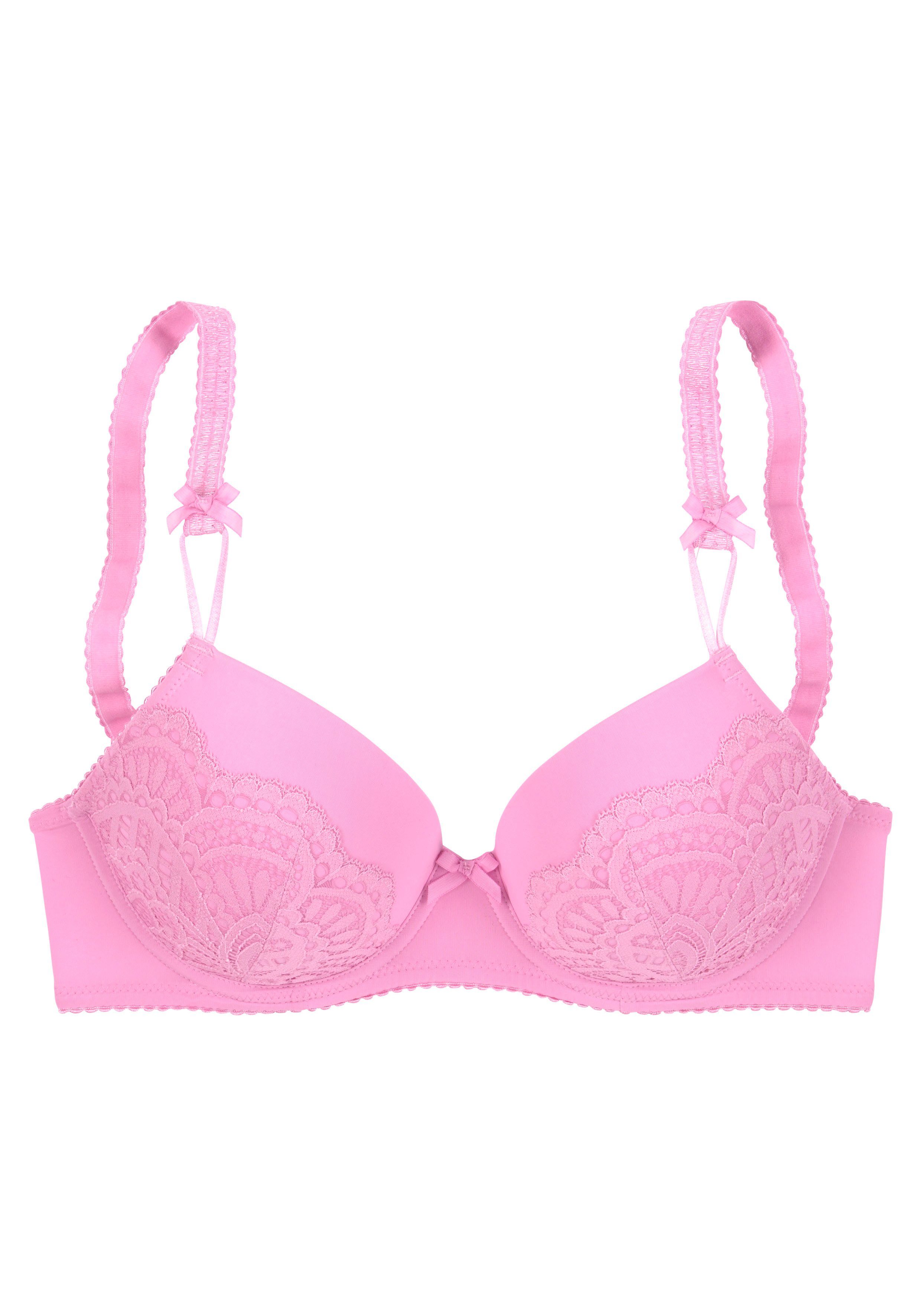 Lascana Bh met steuncups Aurora met beugel en van fijne kant, dessous