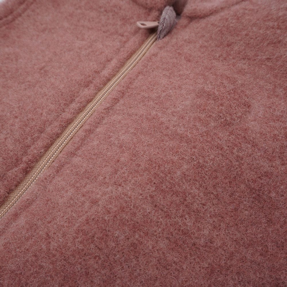 MAXIMO Mouwloos fleecevest Wol, verwarmend, ademend, hoge kraag