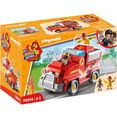 playmobil constructie-speelset brandweer reddingsvoertuig (70914), duck on call met licht en geluid (32 stuks) multicolor