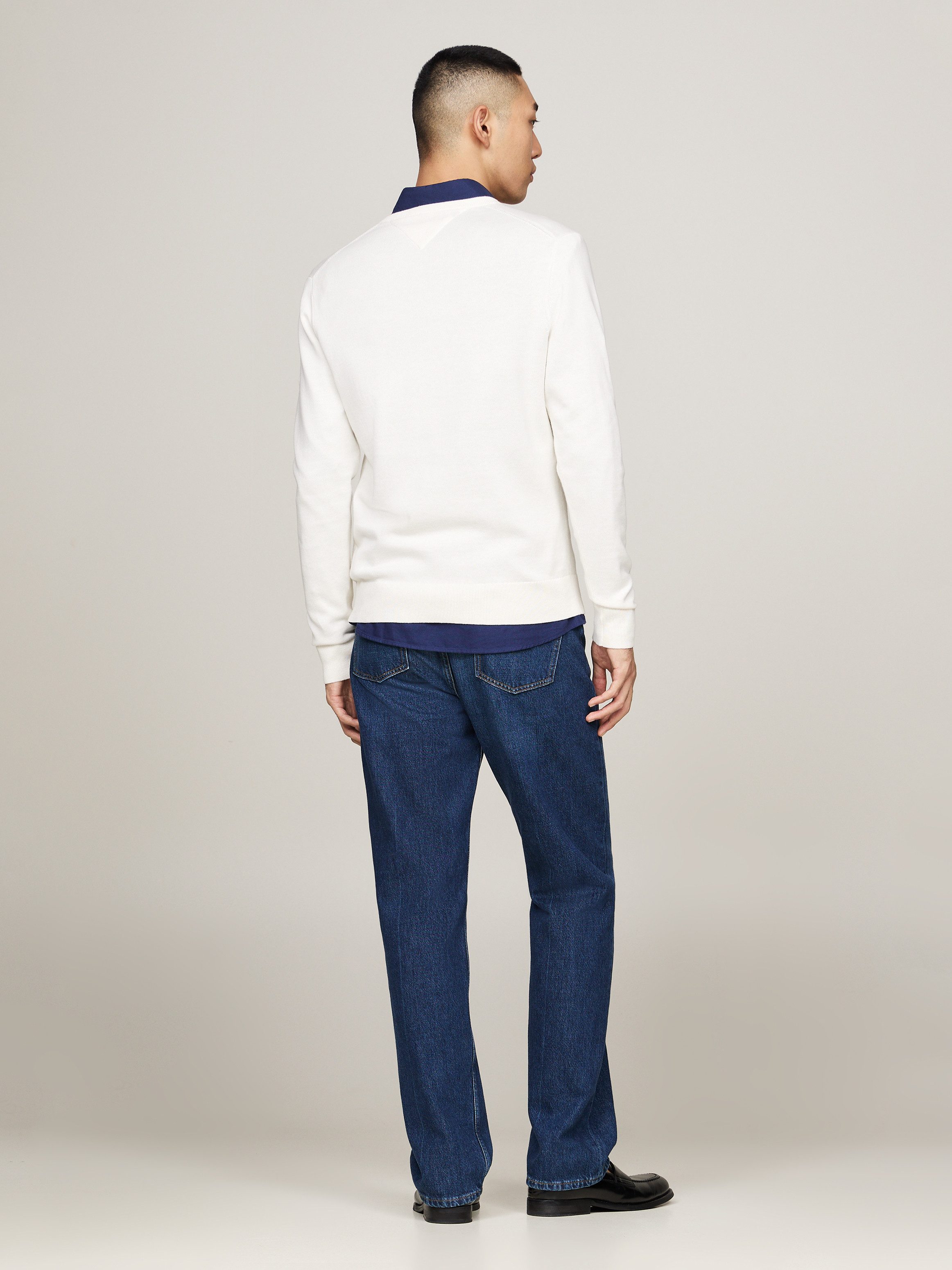 Tommy Hilfiger Gebreide trui ESSENTIAL COTTON V NECK