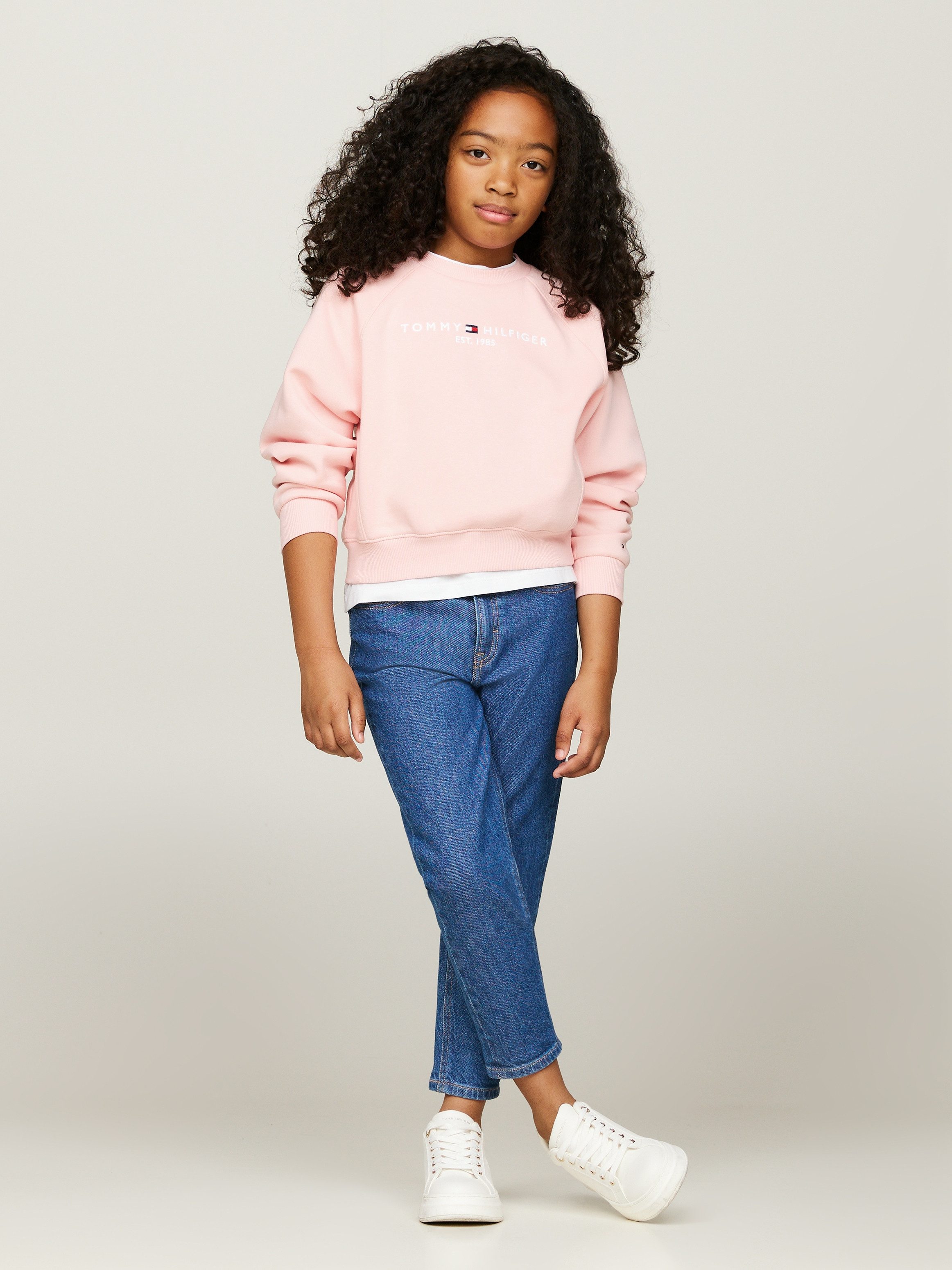 Tommy Hilfiger Sweatshirt ESSENTIAL EMBROIDERED FLEECE CN