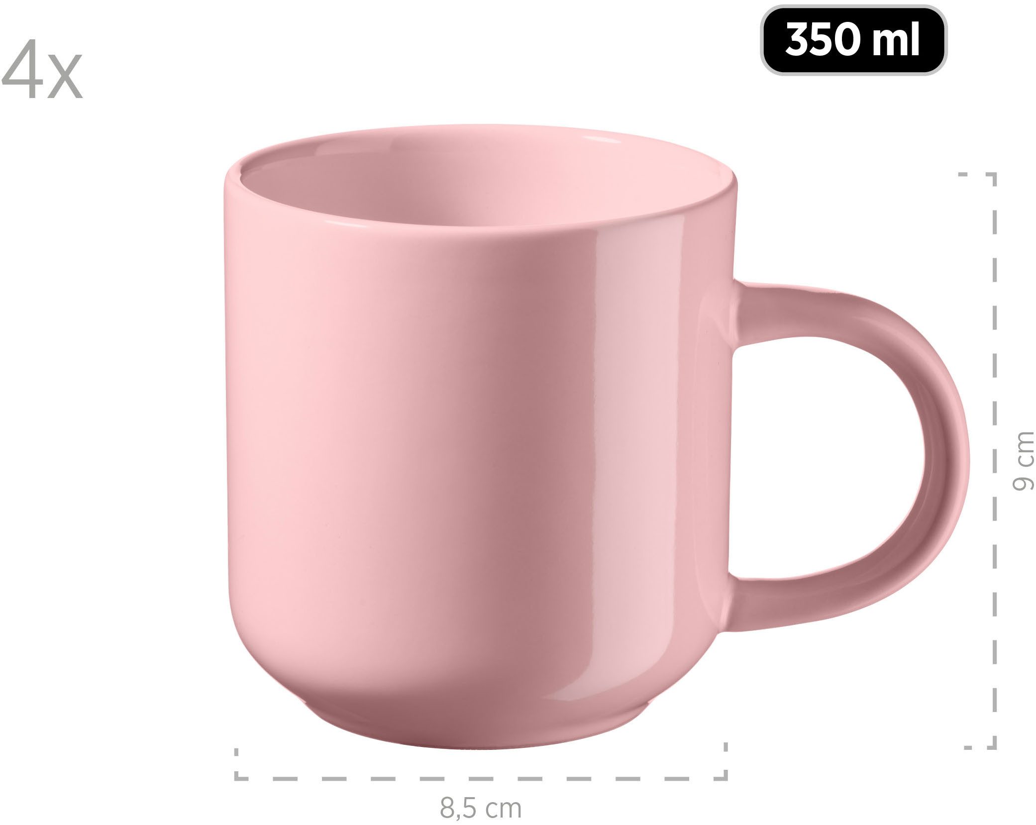 my home Combi-servies Kosima 16 delen, servies voor 4 personen (set)