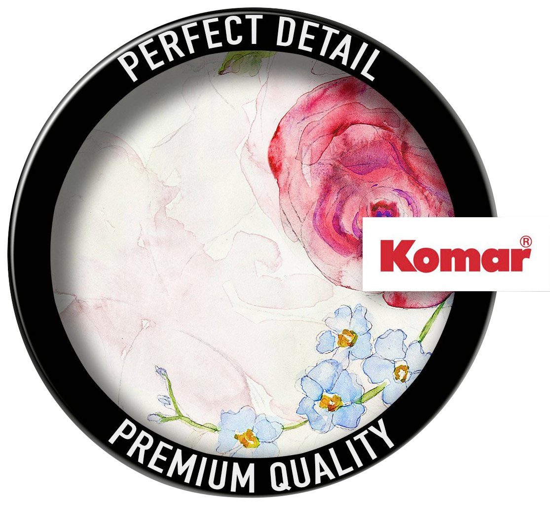 Komar Fotobehang Zelfklevend vlies - Floret - Afmeting 125 x 125 cm (1 stuk)