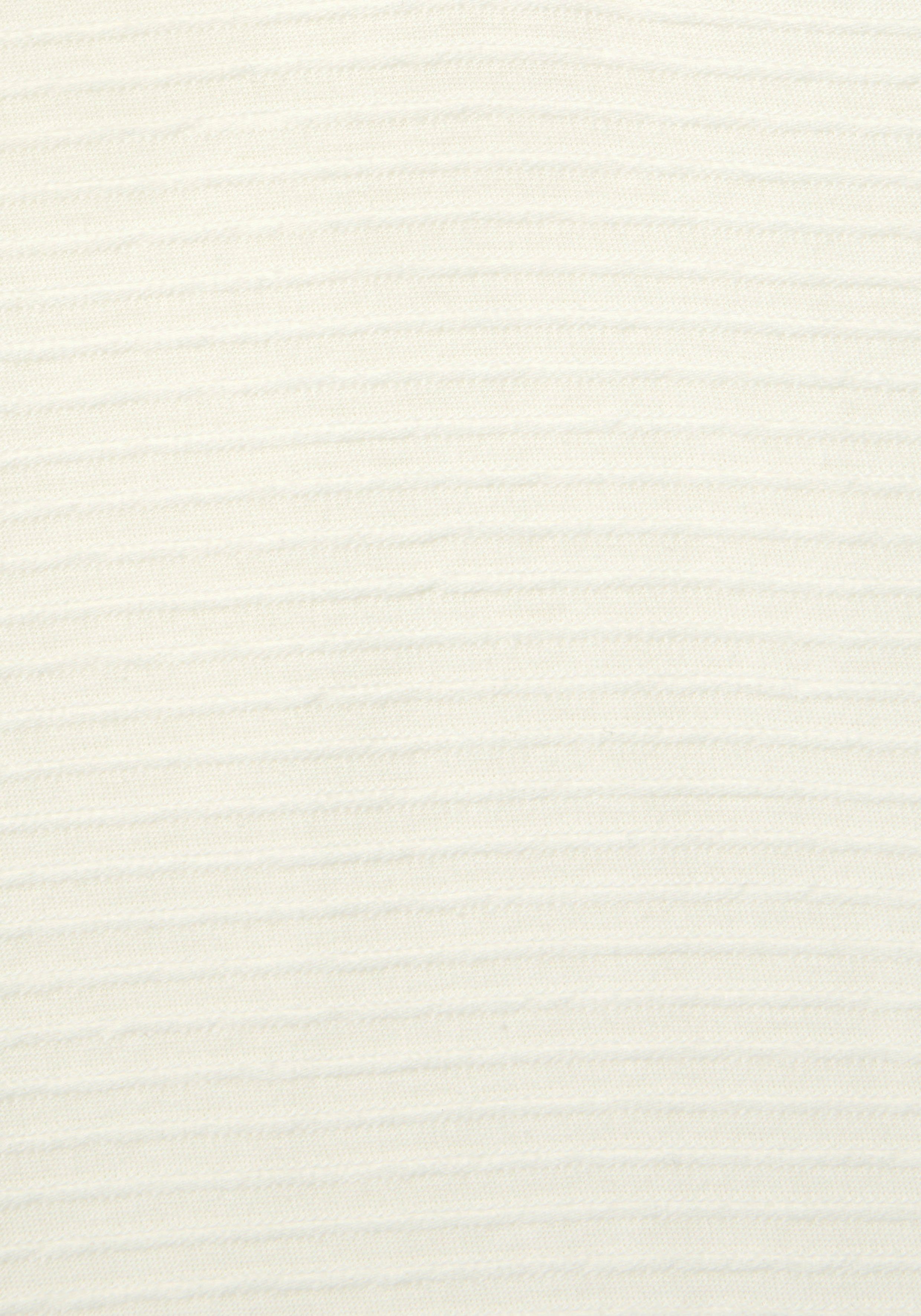 Lascana Shirt met lange mouwen Met streepstructuur in een zachte katoenkwaliteit (1-delig)