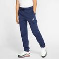 nike sportswear joggingbroek b nsw club cargo pant blauw