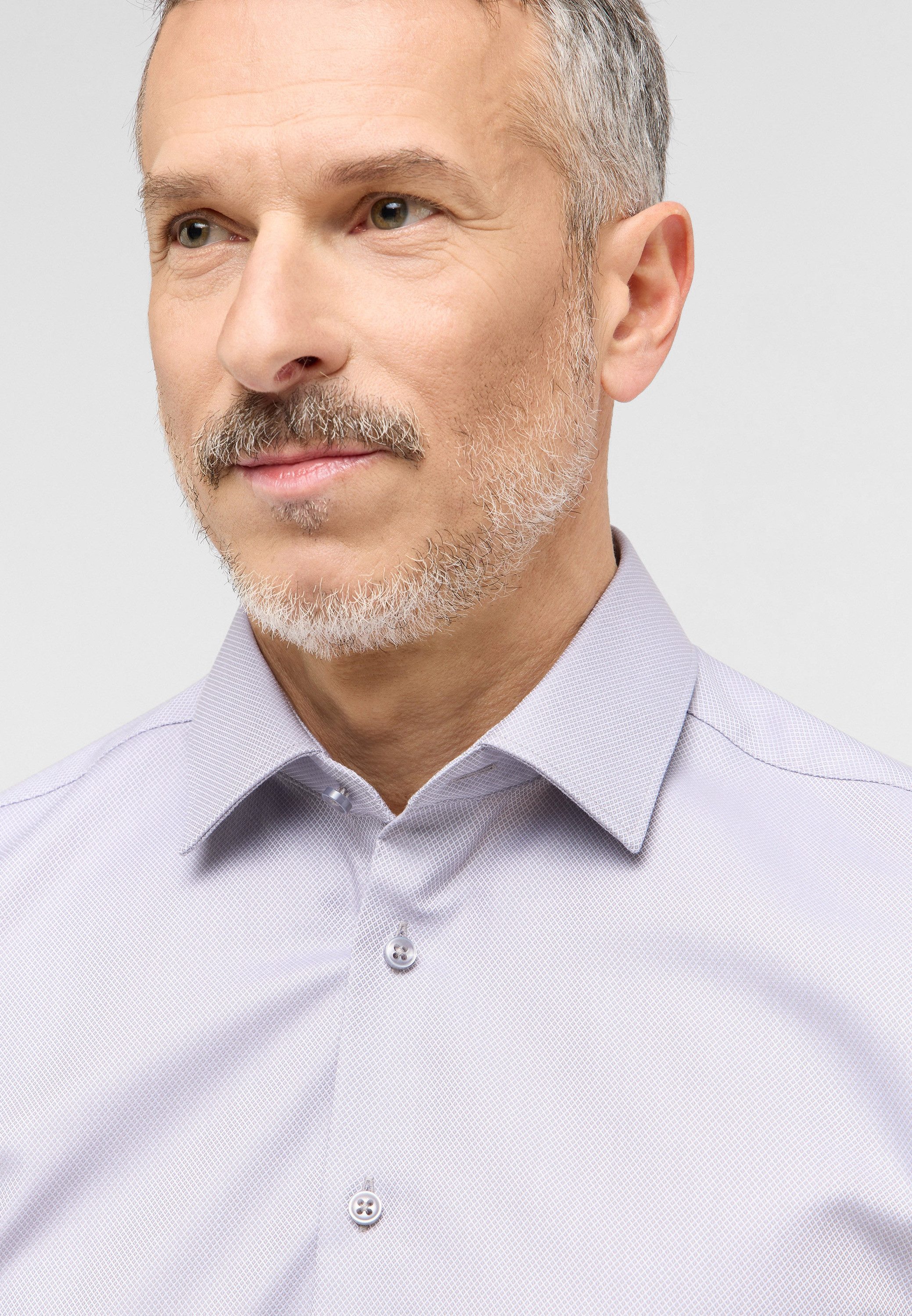 Eterna Overhemd met lange mouwen Slim fit NON IRON (strijkvrij)