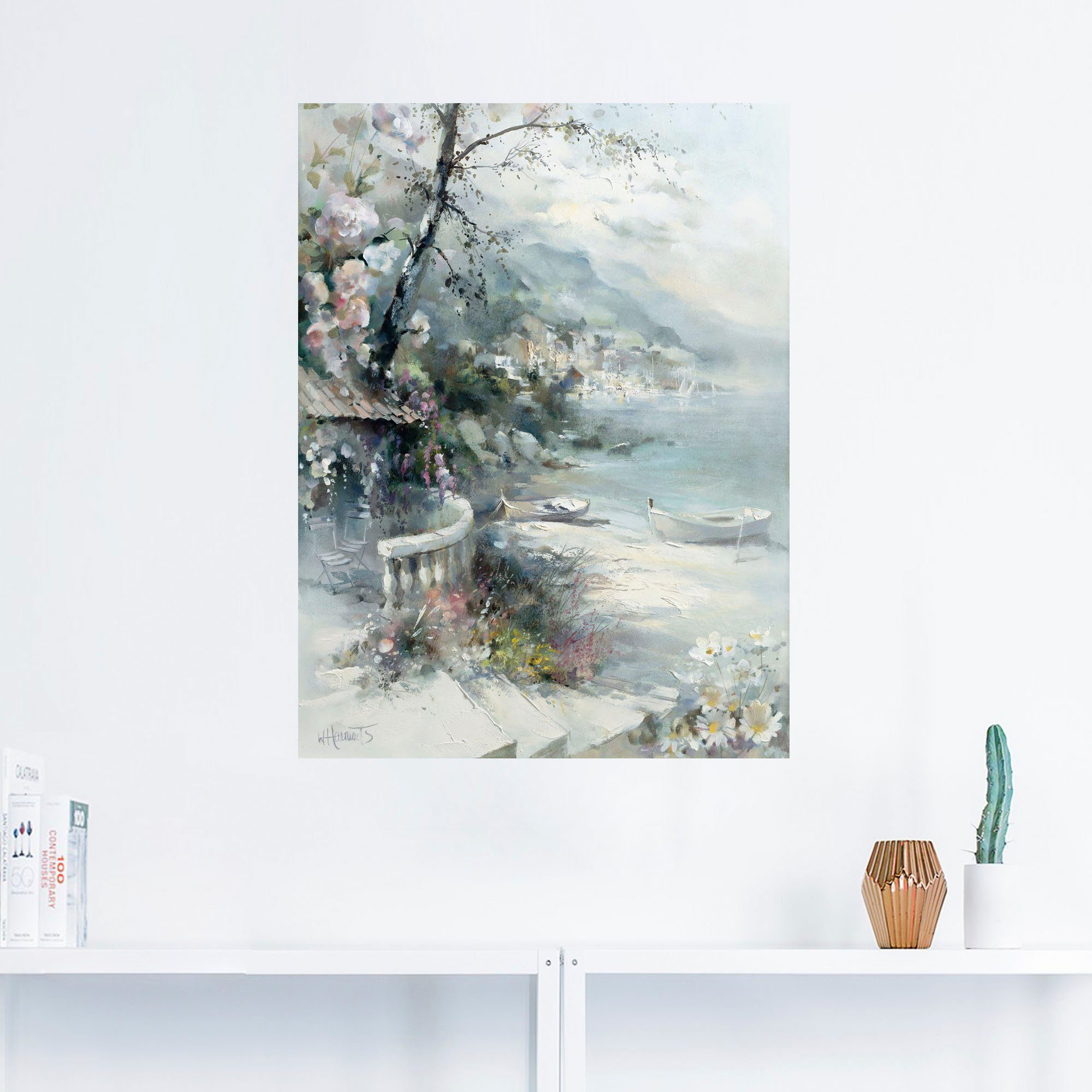 Artland Artprint Baaizijde I als artprint op linnen, poster, muursticker in verschillende maten