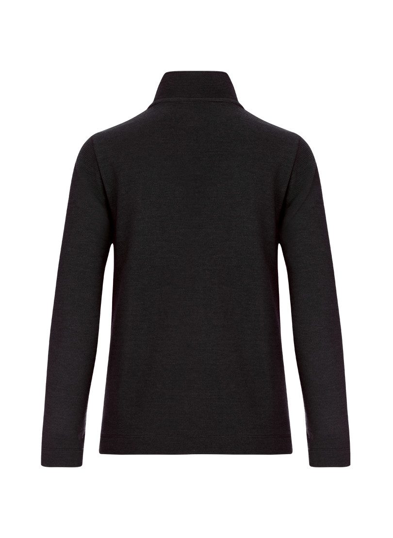 Trigema Sweatvest TRIGEMA jas met fonkelende strassteentjes (1-delig)