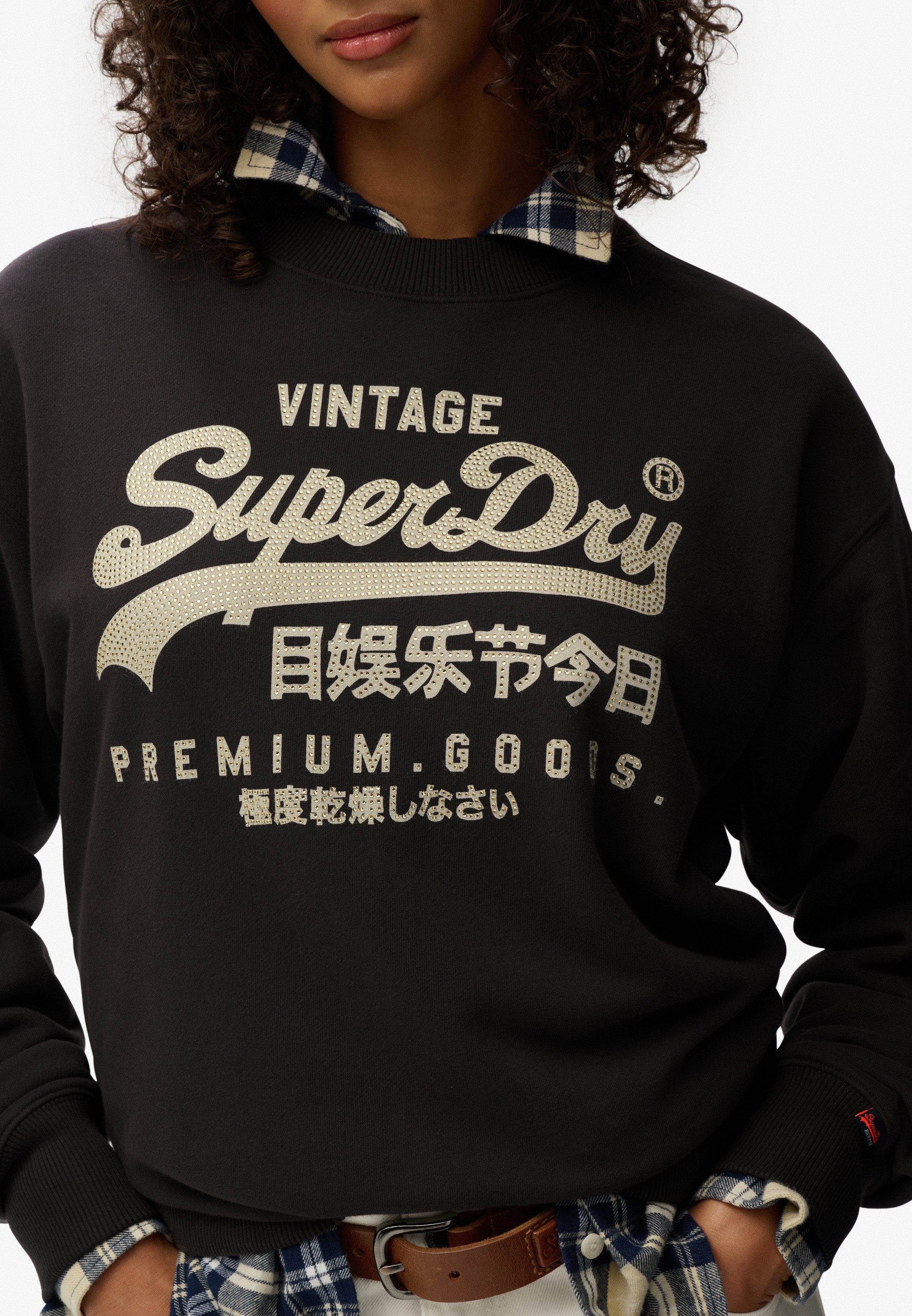 Superdry Sweatshirt EMBELLISHED VL LOOSE CREW