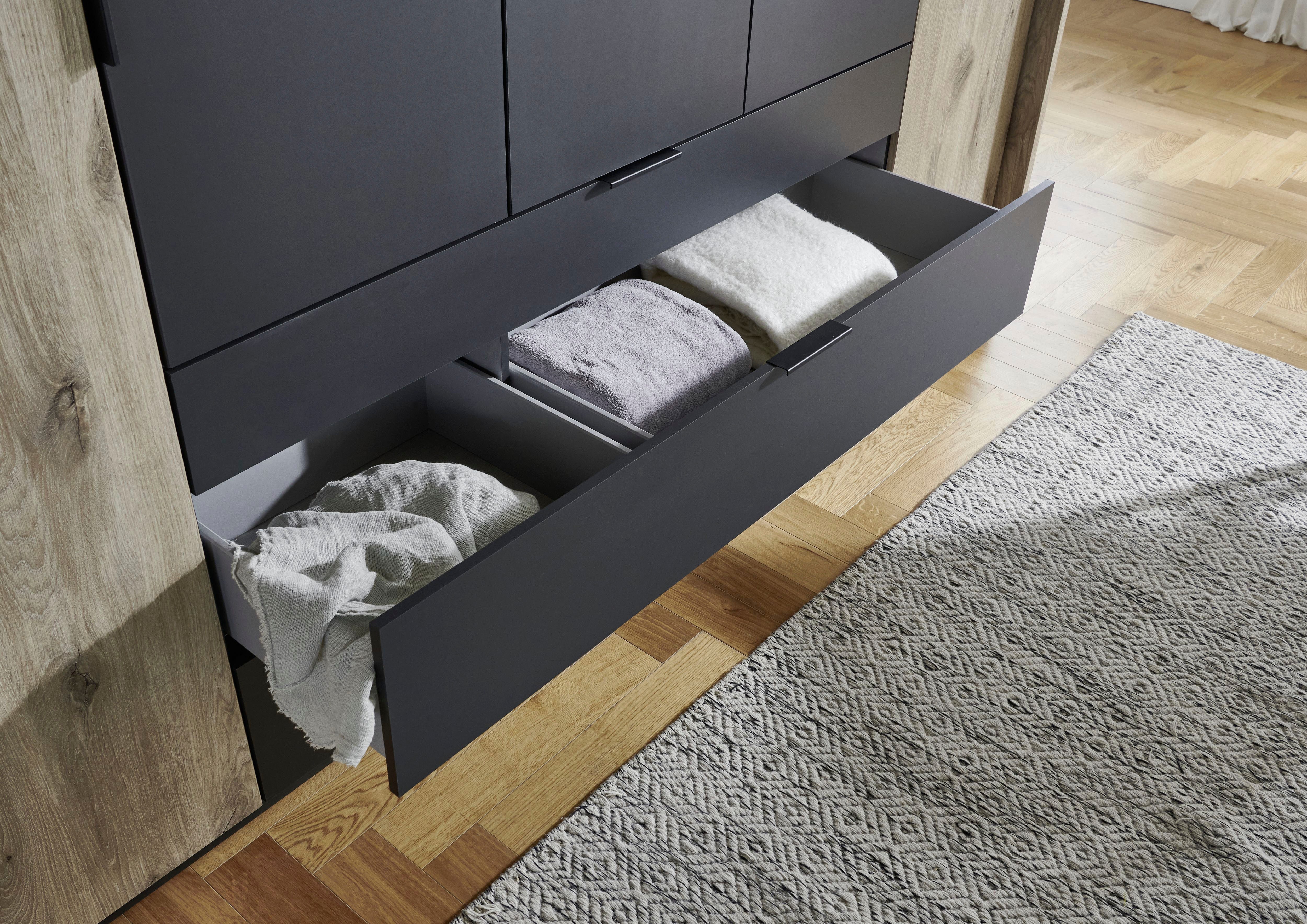 Wimex Draaideurkast Burgos by fresh to go met extra grote lades, met spiegeldeuren