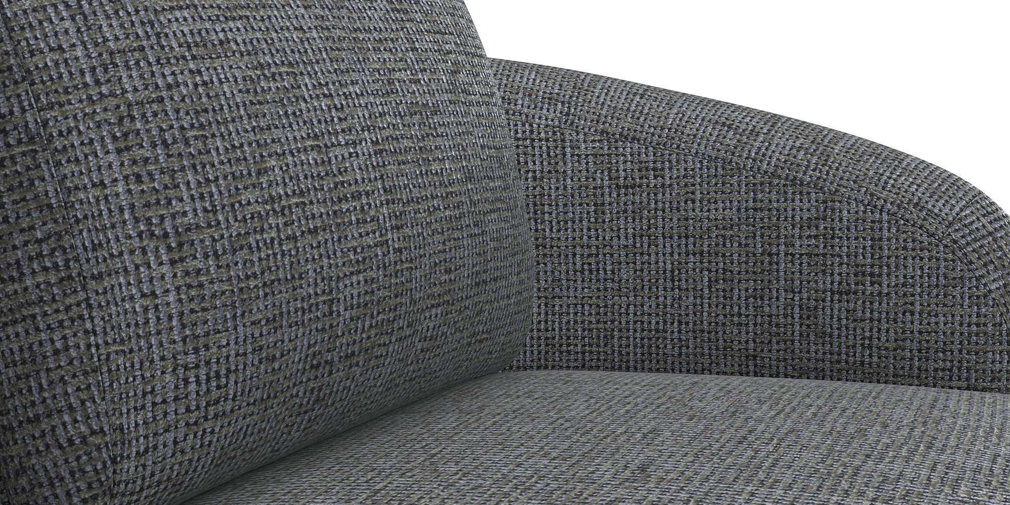 FLEXLUX 2,5-zits Torino, rond, bank, loveseat Modern, organisch bankontwerp, koudschuim, golfvering