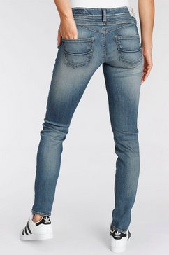 herrlicher slim fit jeans gila slim organic denim milieuvriendelijk dankzij kitotex technology blauw