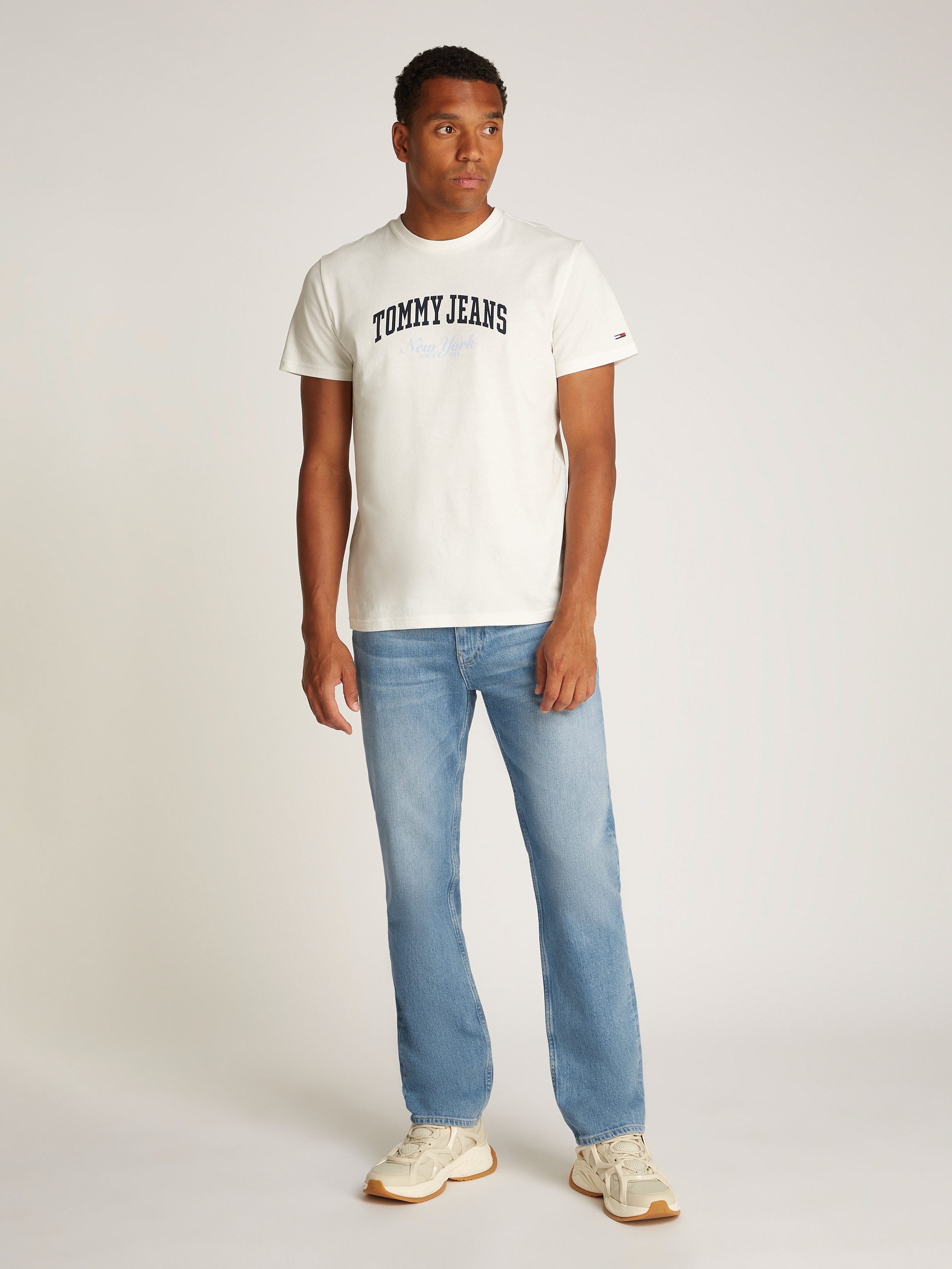 TOMMY JEANS Slim fit jeans RYAN SLIM STRAIGHT met gestempeld logo