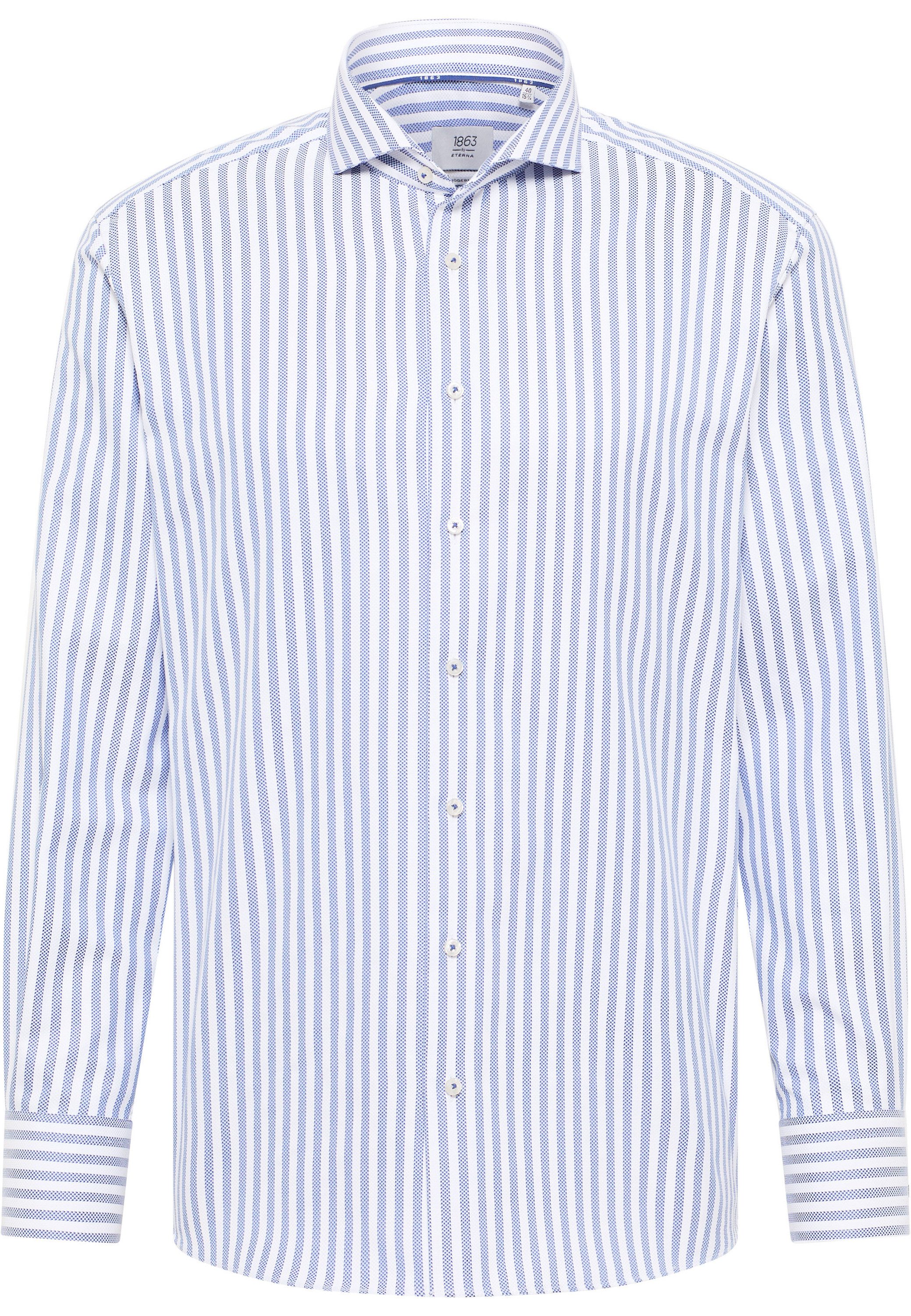 Eterna Overhemd met lange mouwen MODERN FIT NON IRON (strijkvrij)