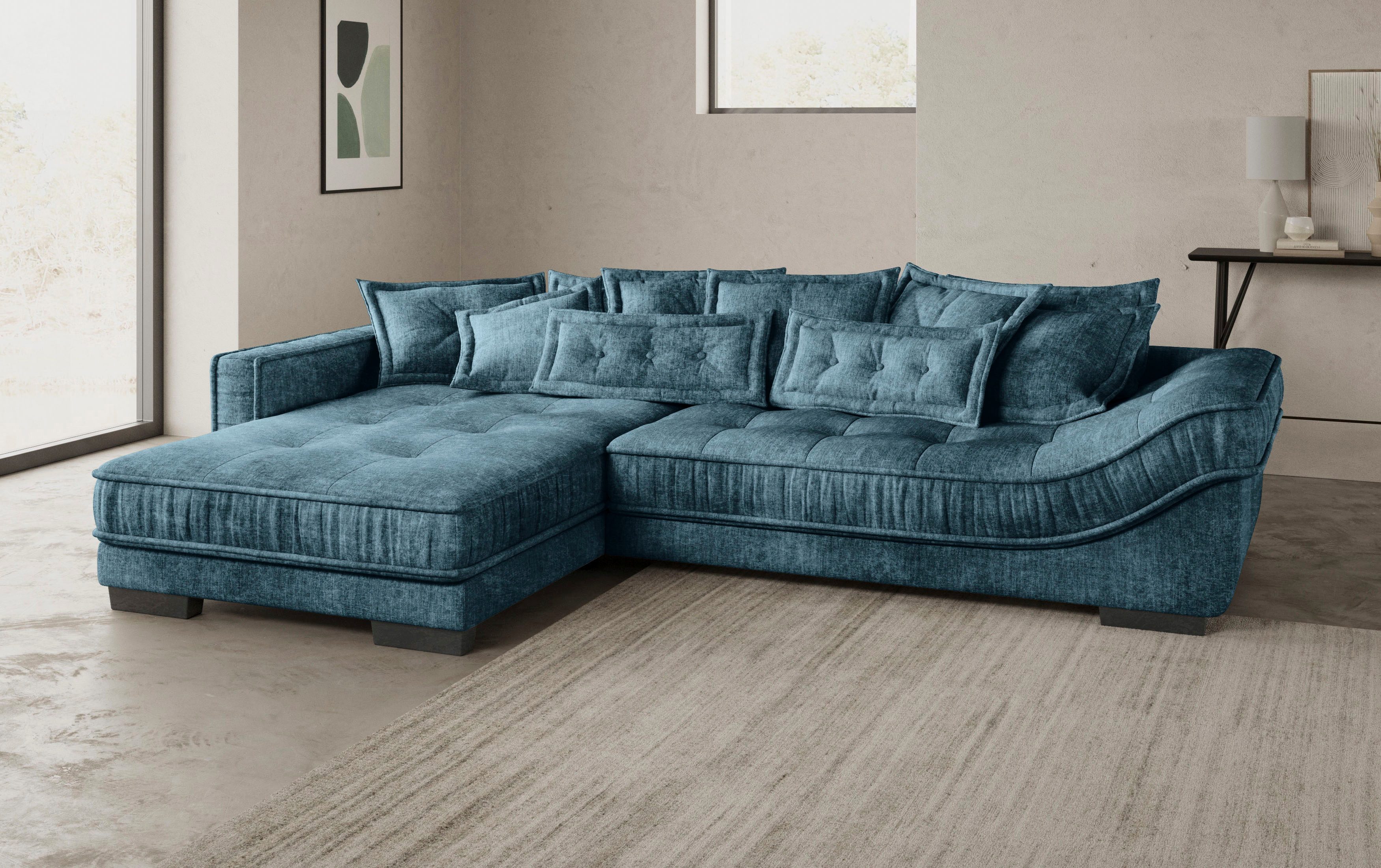 Mr. Couch Hoekbank Diwan II DuraFlex L-vorm DuraFlex koudschuim bekleding, tot 140 kg, 4 bekledingskwaliteiten