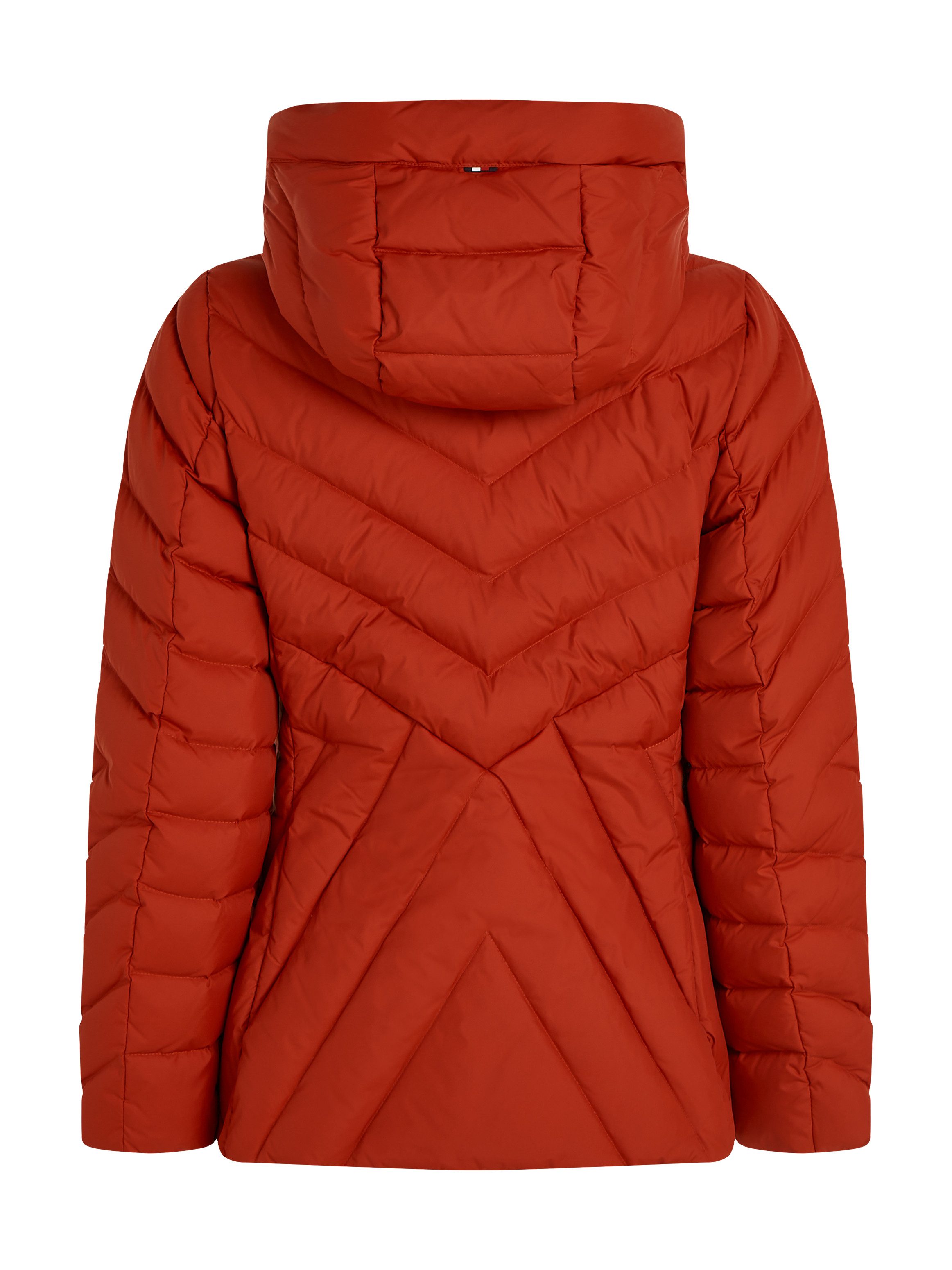 Tommy Hilfiger Gewatteerde jas CHEVRON MW PADDED JACKET met gemiddelde vulling en merklabel