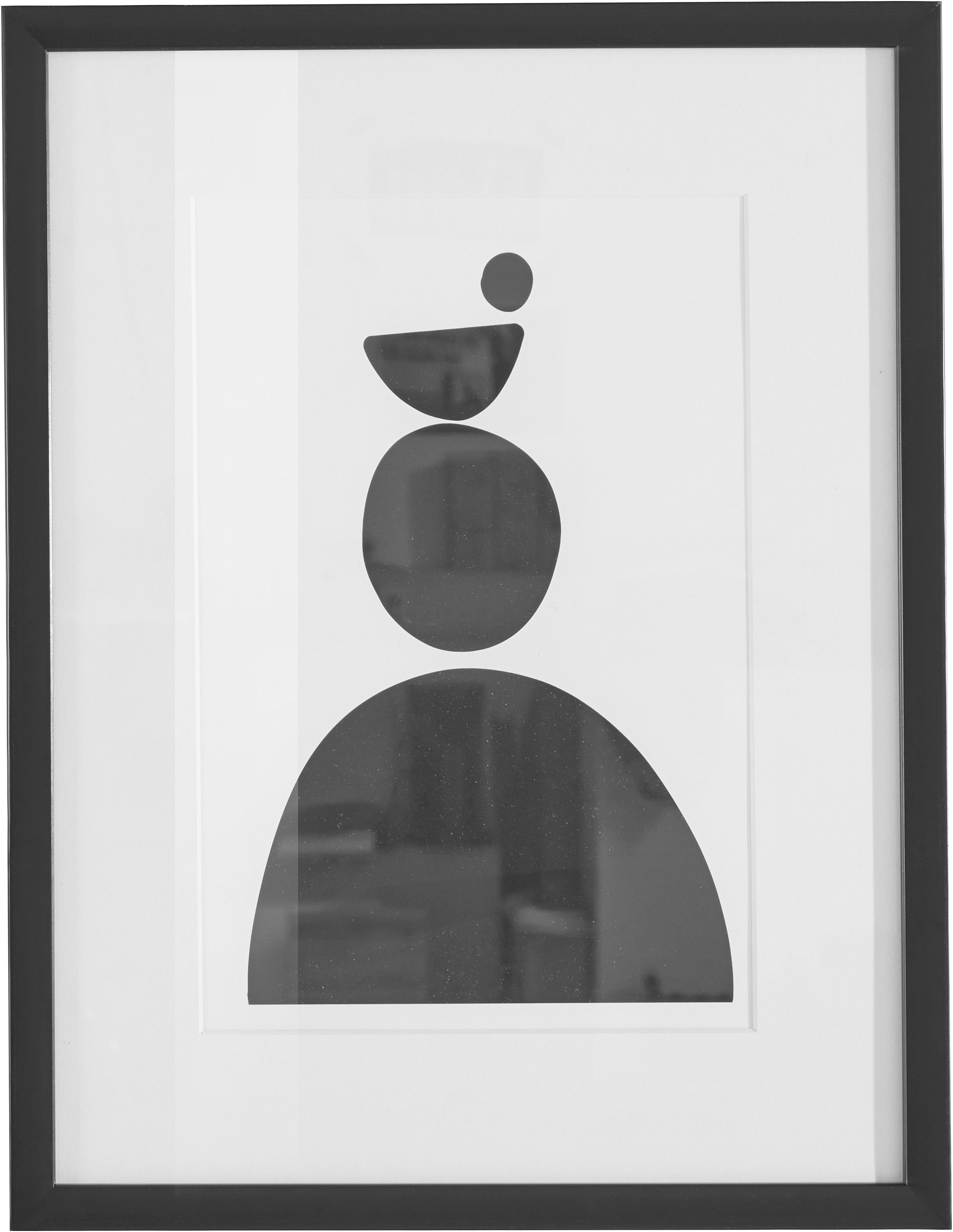 LeGer Home by Lena Gercke Wanddecoratie Black is Beautiful III HD premium posterdruk incl. houten lijst (1 stuk)