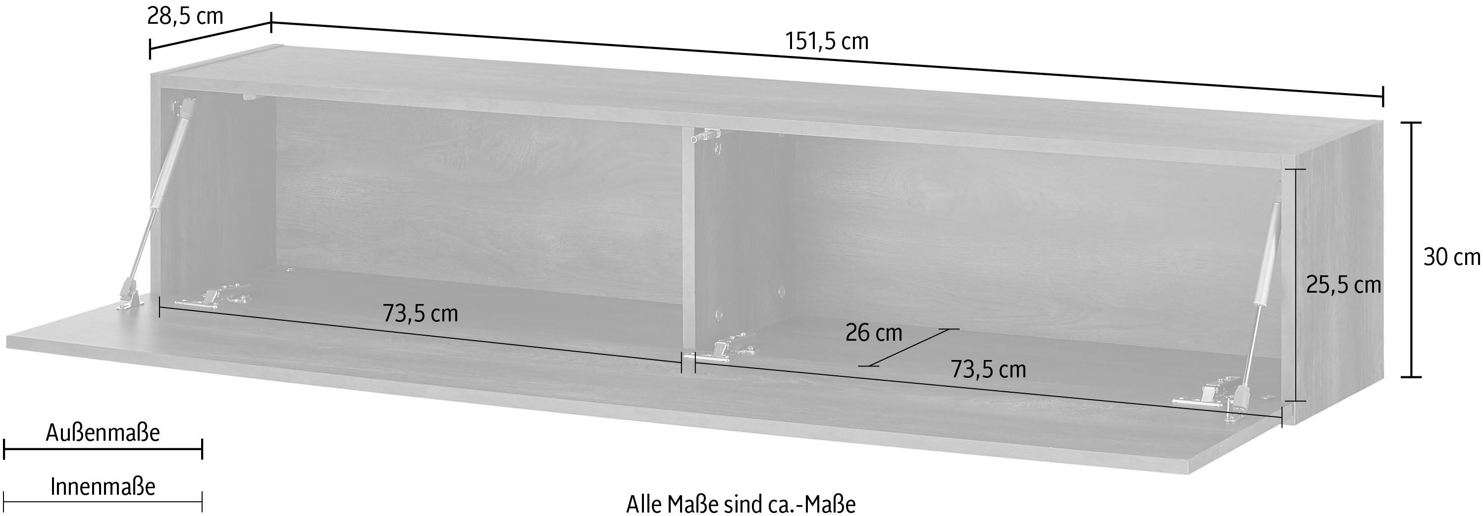 INOSIGN Tv-kast Largo Breedte ca. 152 cm