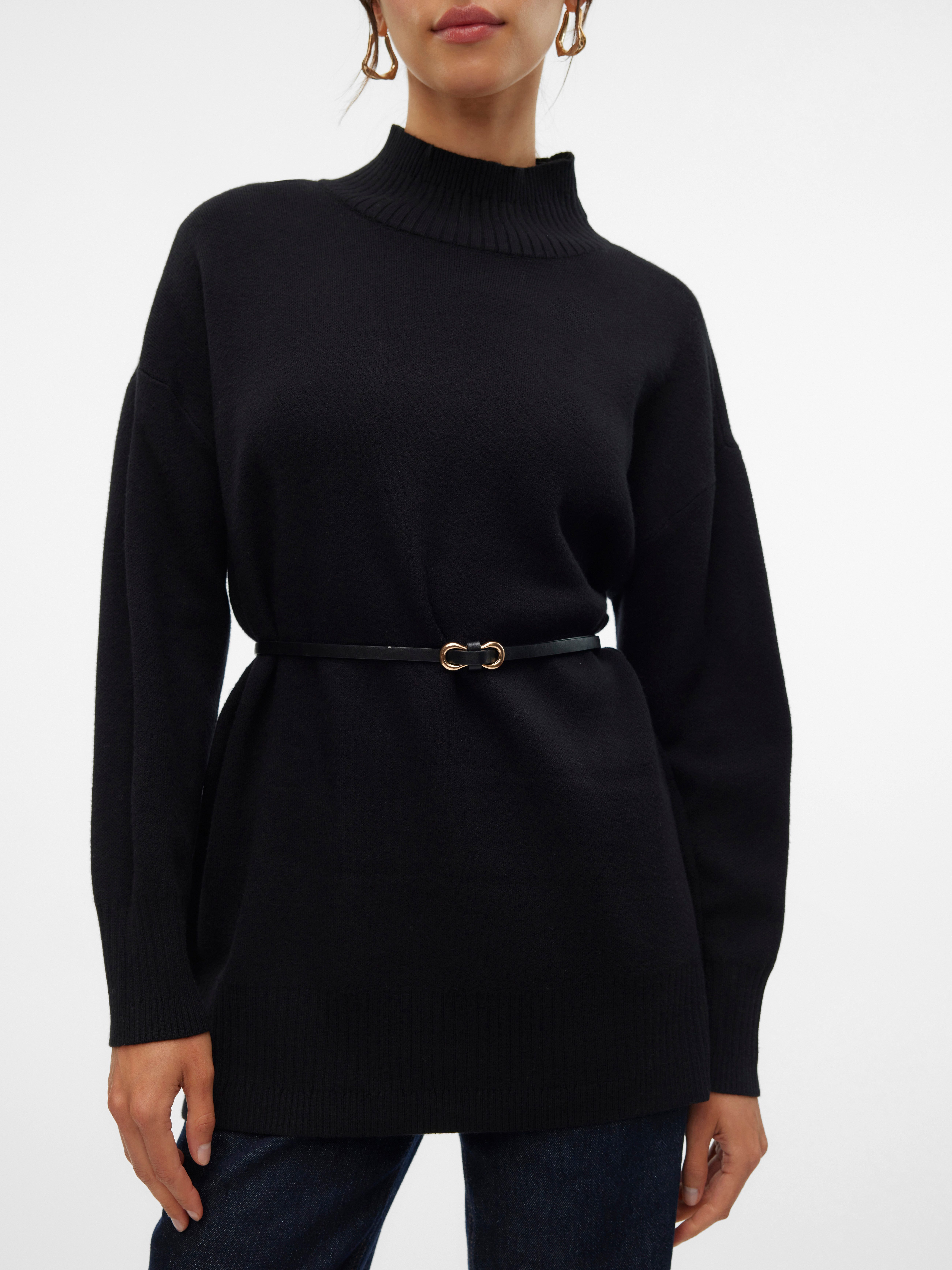 Vero Moda Gebreide trui VMGOLD LS HIGHNECK PULLOVER GA