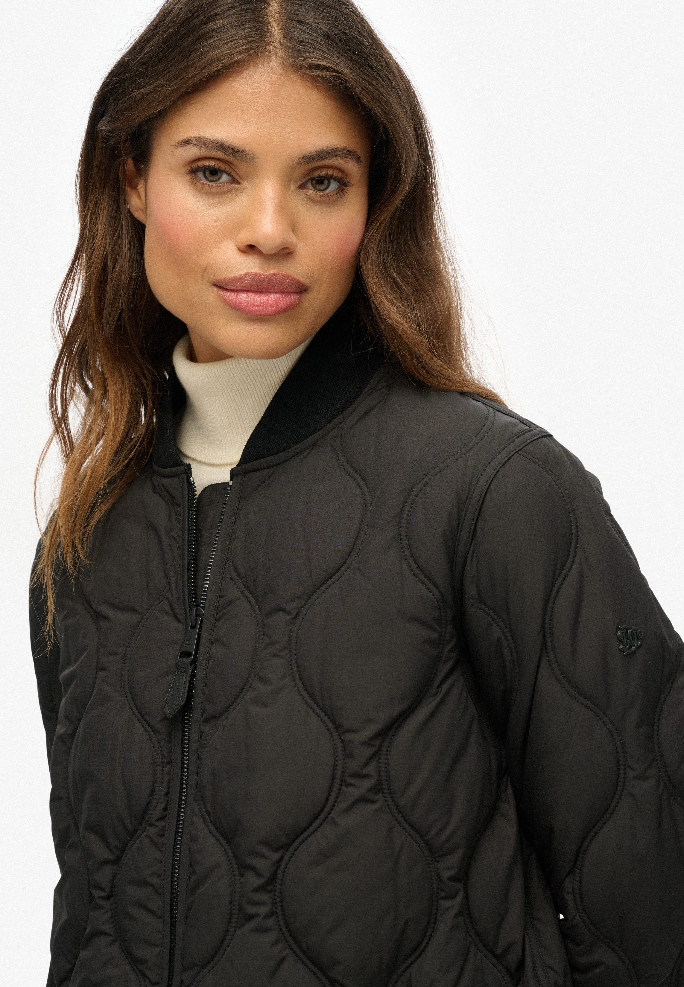 Superdry Gewatteerde jas LONG QUILTED LINER JACKET