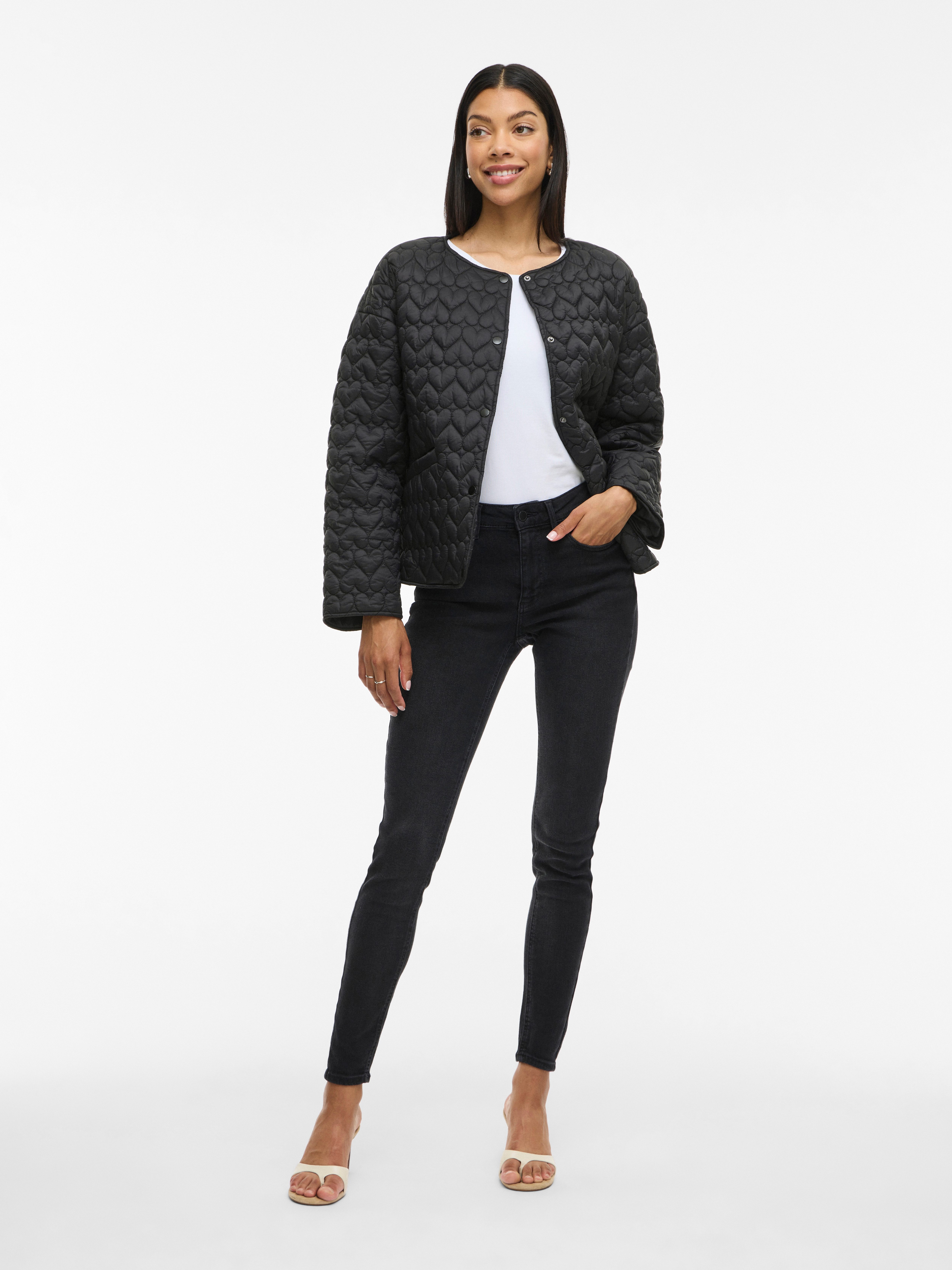 Vila Gewatteerde jas VISILLA L/S QUILTED JACKET
