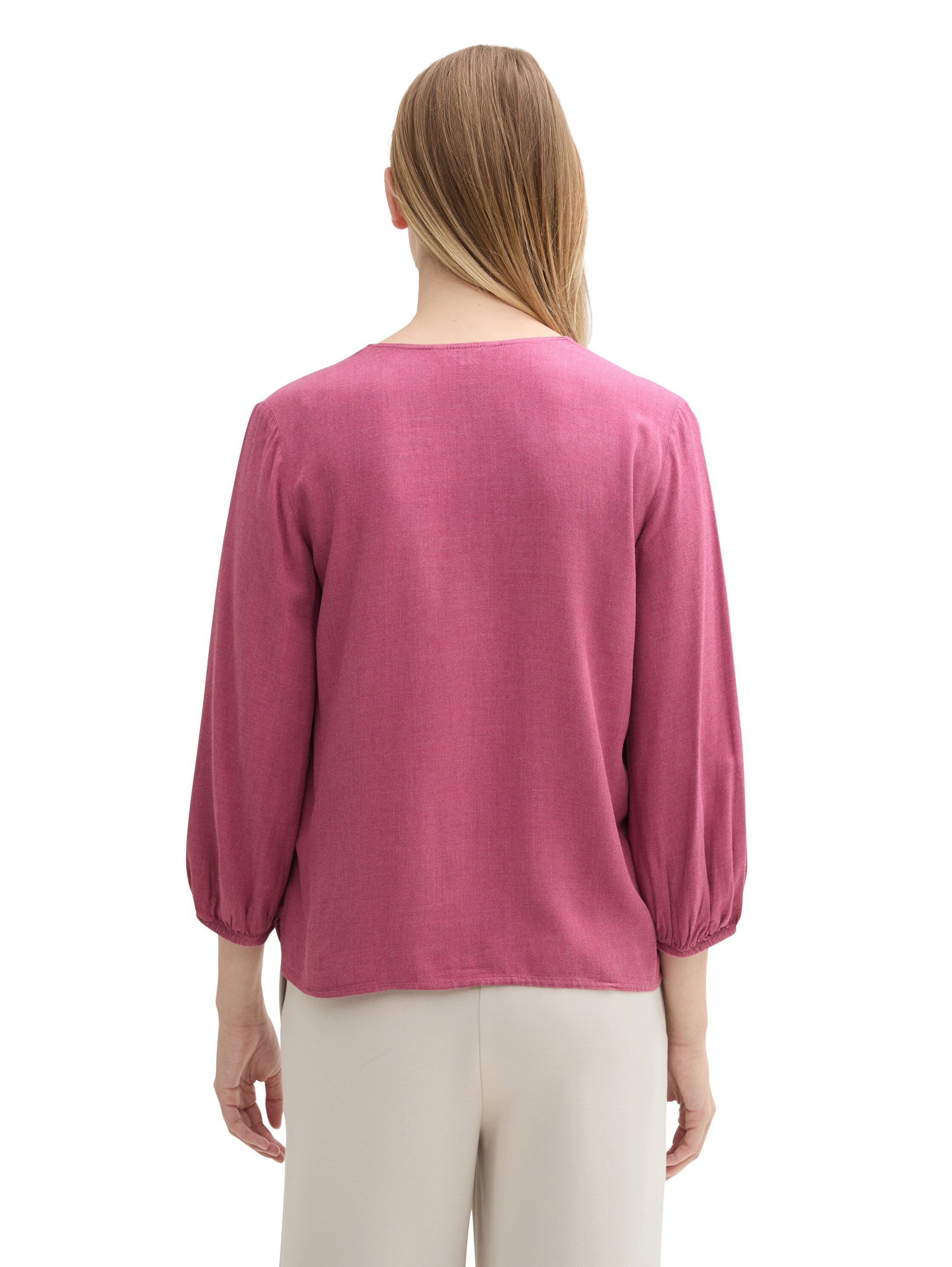 Tom Tailor Klassieke blouse in gemêleerde look